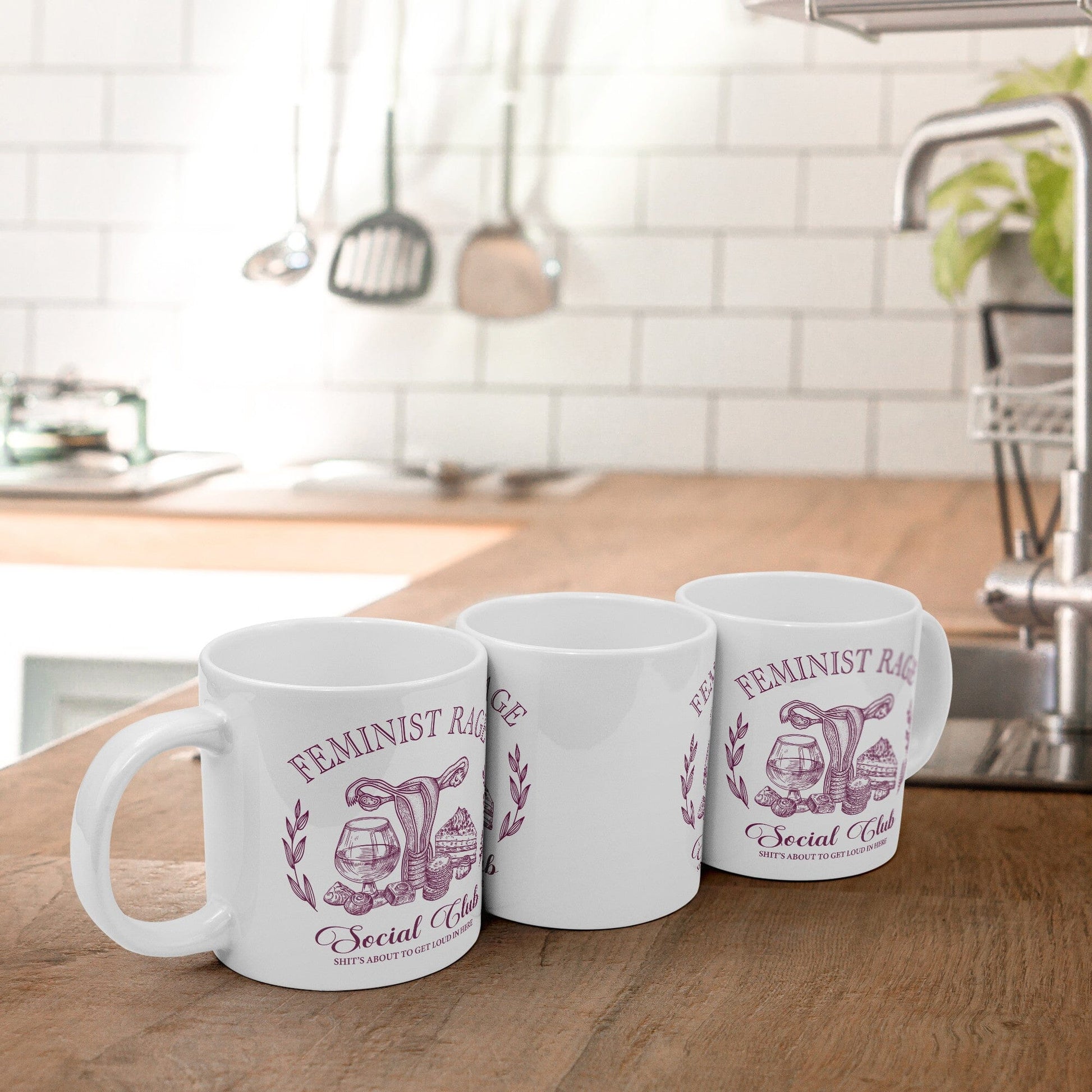 20 oz Feminist Rage Coffee Mug ~ Oversized Coffee Mug Coffee Mugs teelaunch
