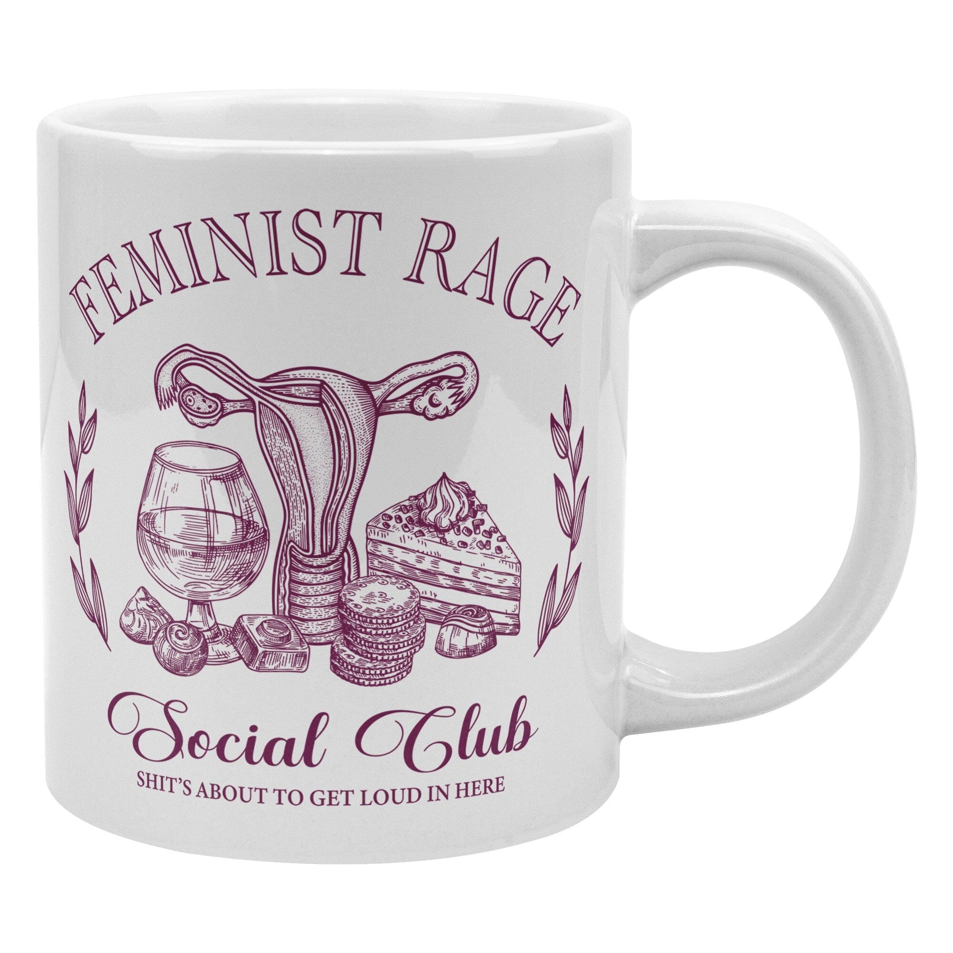 20 oz Feminist Rage Coffee Mug ~ Oversized Coffee Mug Coffee Mugs teelaunch