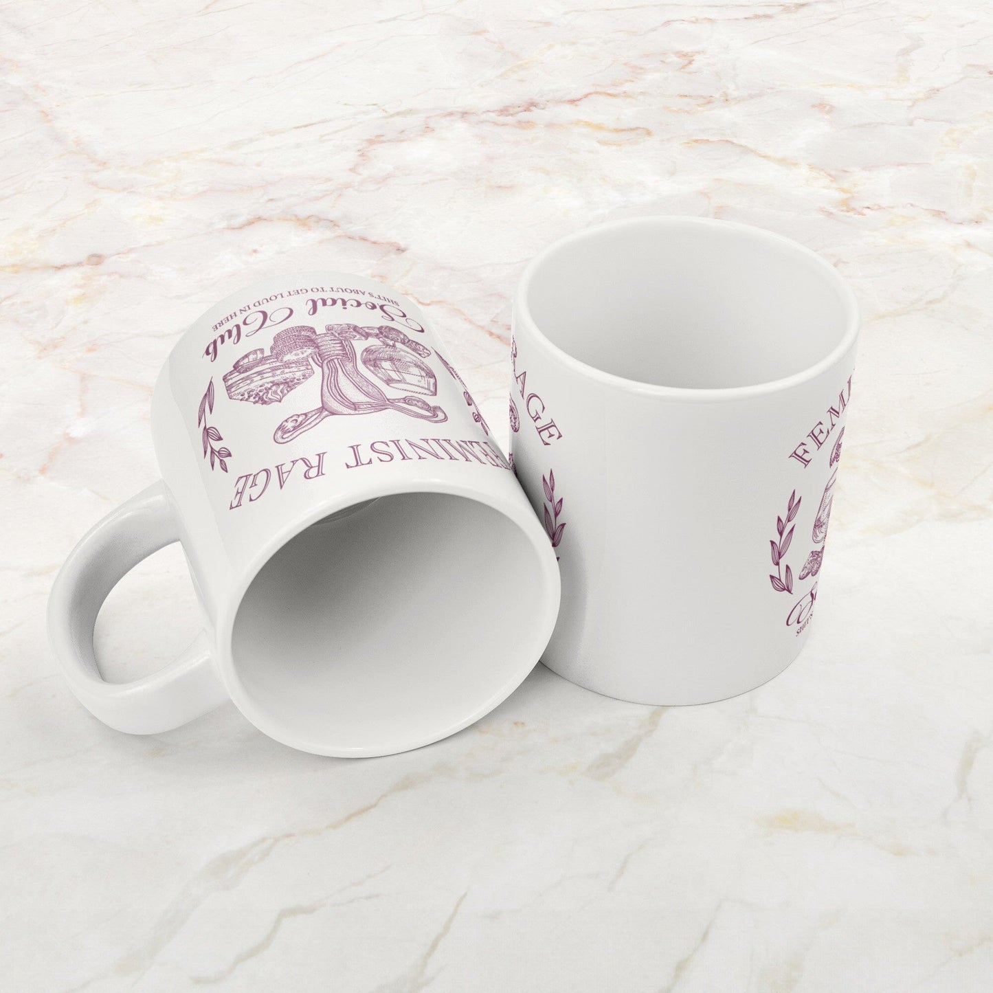 20 oz Feminist Rage Coffee Mug ~ Oversized Coffee Mug Coffee Mugs teelaunch