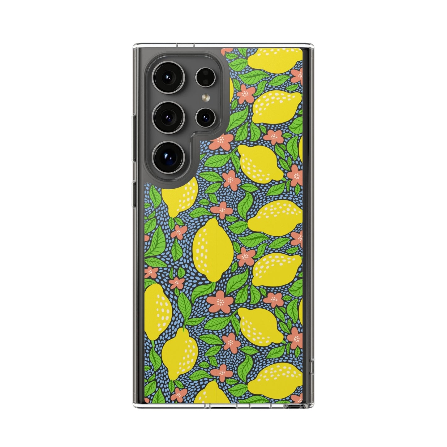 Clear iPhone 16 Pro Phone Case, Lemon Citron Coquette Phonecase • Designed to fit Most iPhone and Samsung Models Phone Case Printify Samsung Galaxy S24 Ultra Without gift packaging