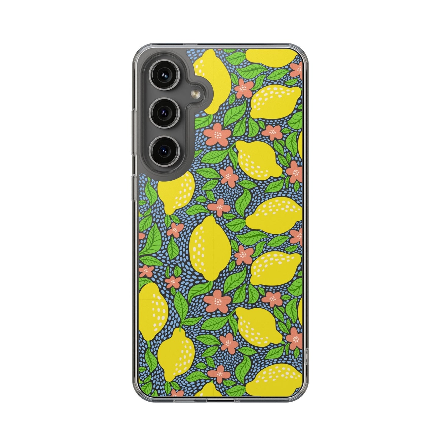Clear iPhone 16 Pro Phone Case, Lemon Citron Coquette Phonecase • Designed to fit Most iPhone and Samsung Models Phone Case Printify Samsung Galaxy S24 Plus Without gift packaging