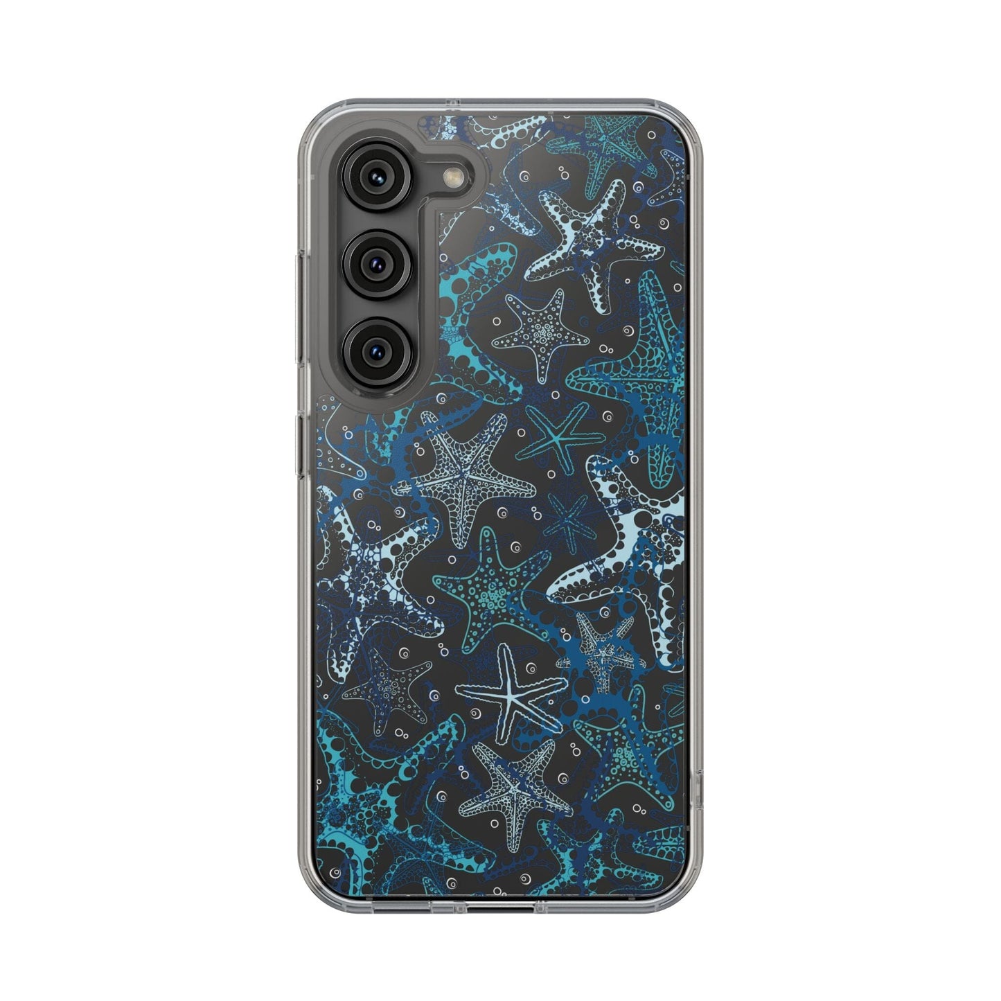 Starfish Clear Phone Cases, Summer Ocean Inspired Phone Cases Compatible with most iPhone and Samsung Models Phone Case Printify Samsung Galaxy S23