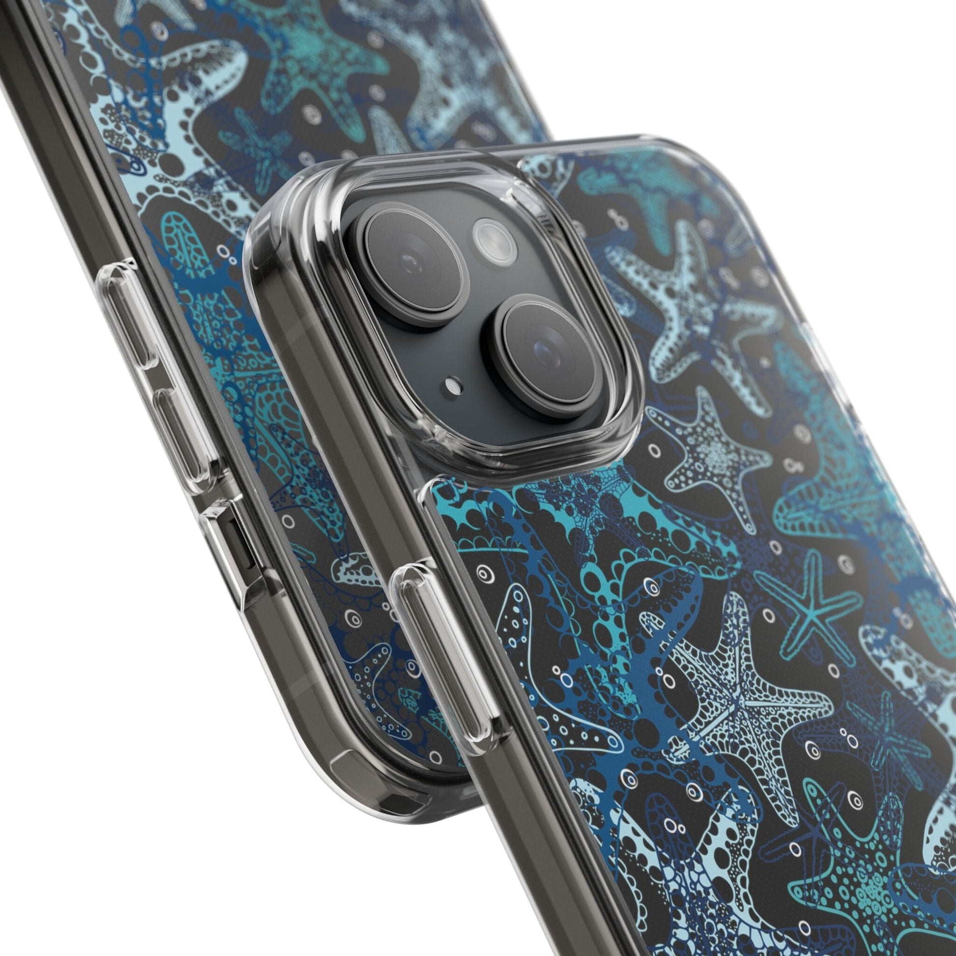 Starfish Clear Phone Cases, Summer Ocean Inspired Phone Cases Compatible with most iPhone and Samsung Models Phone Case Printify