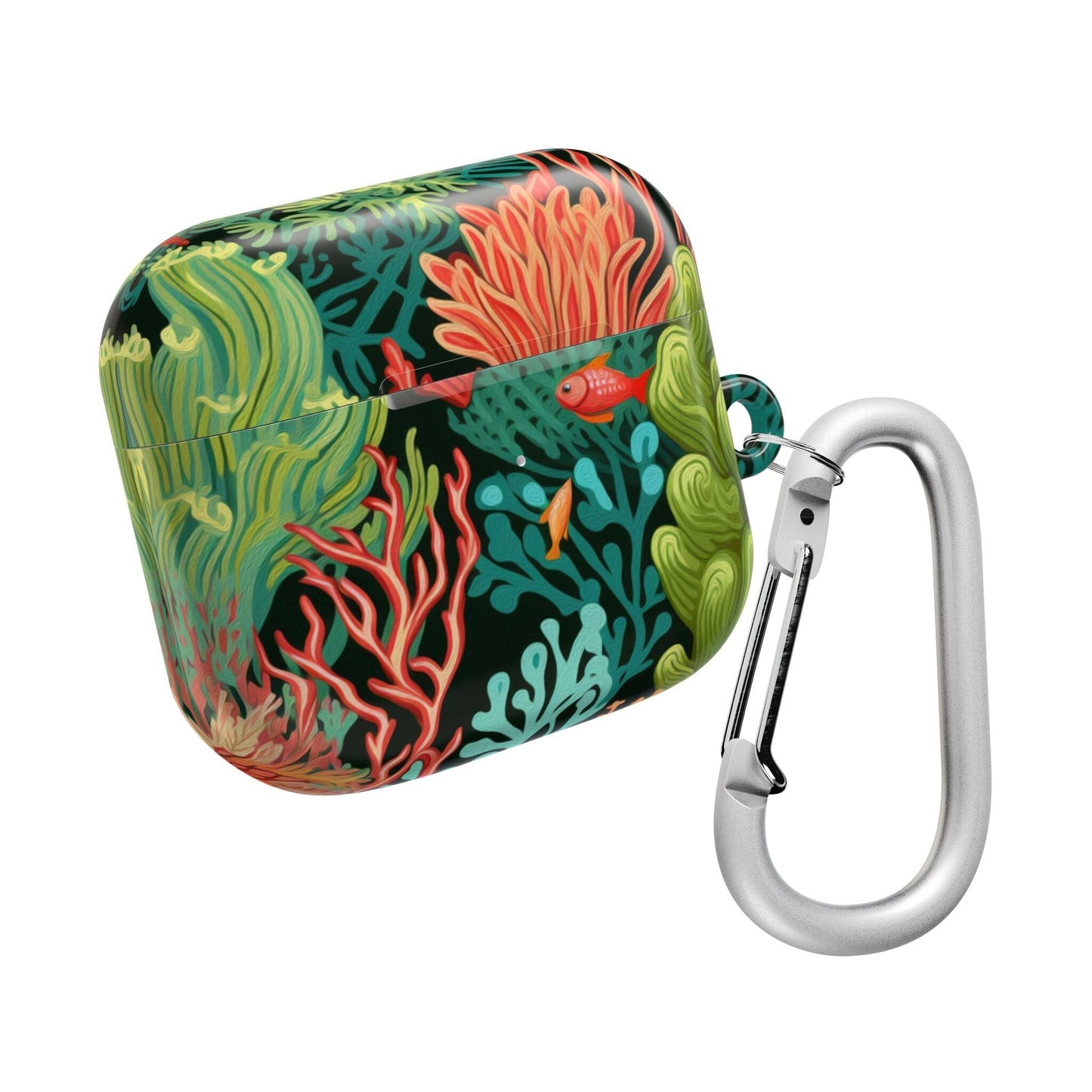 Coral Reef AirPods Case, Ocean Inspired Ear Bud Cover • Cute Phone Accessories Accessories Printify AirPods Gen 3 White Glossy