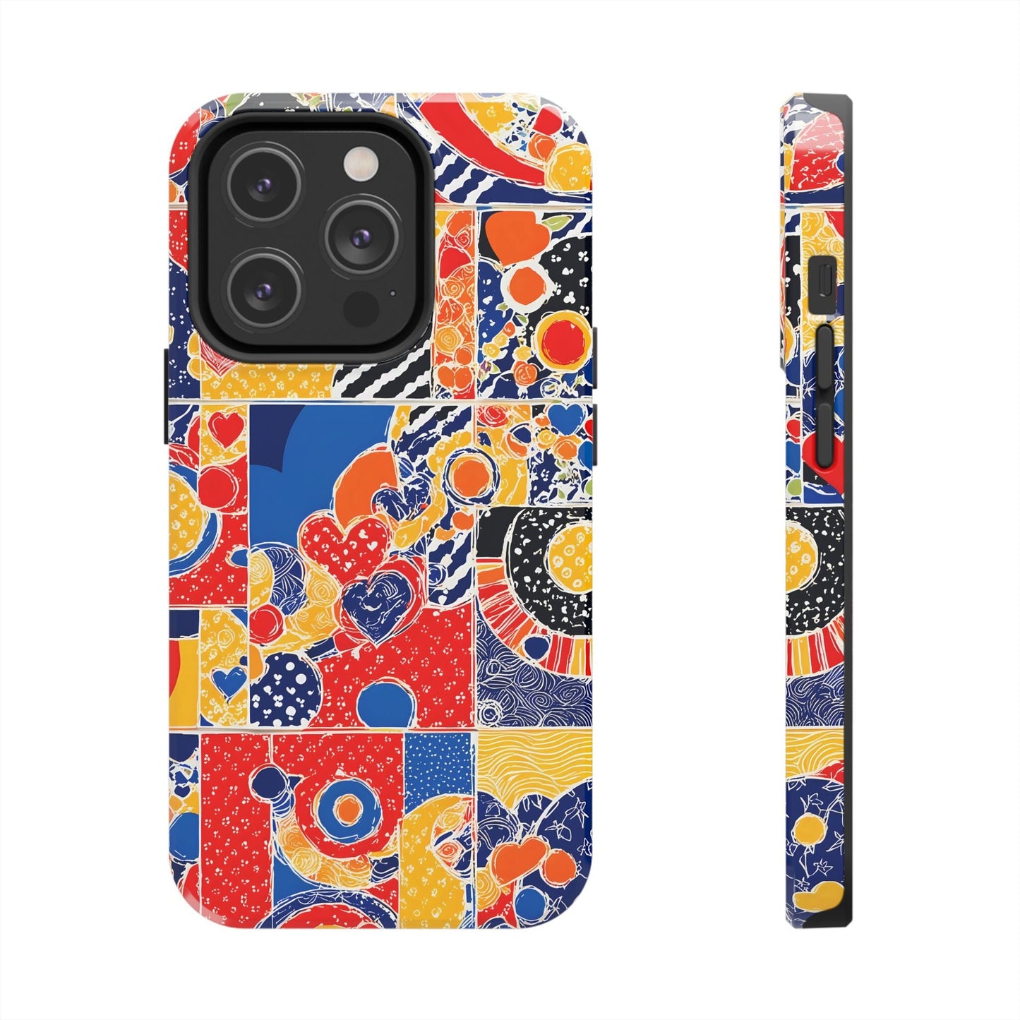 iPhone 16 Pro Case, Collage Phonecase, Mosaic Phone Case, s24 Ultra Case Phone Case Printify iPhone 14 Pro