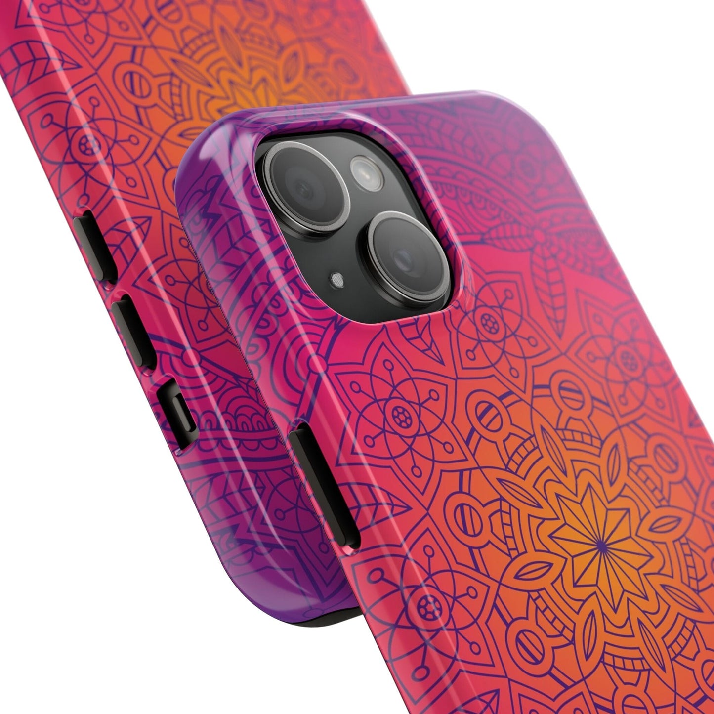 Pink Mandala iPhone Case • Designed to Fit Most iPhone and Samsung Models Phone Case Printify