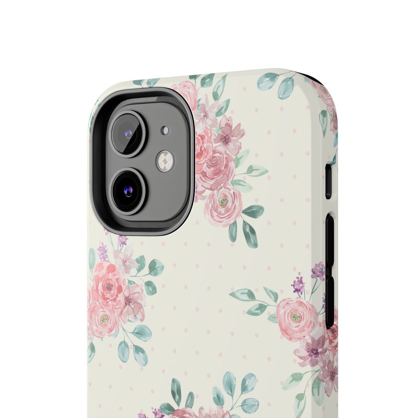 Vanilla Coquette Phone Case, Vintage Floral Phonecases, Summer Phone Cases, Cute Trendy Flower iPhone Case for 12 Mini 13 14 Pro 15 Pro Max Phone Case Printify