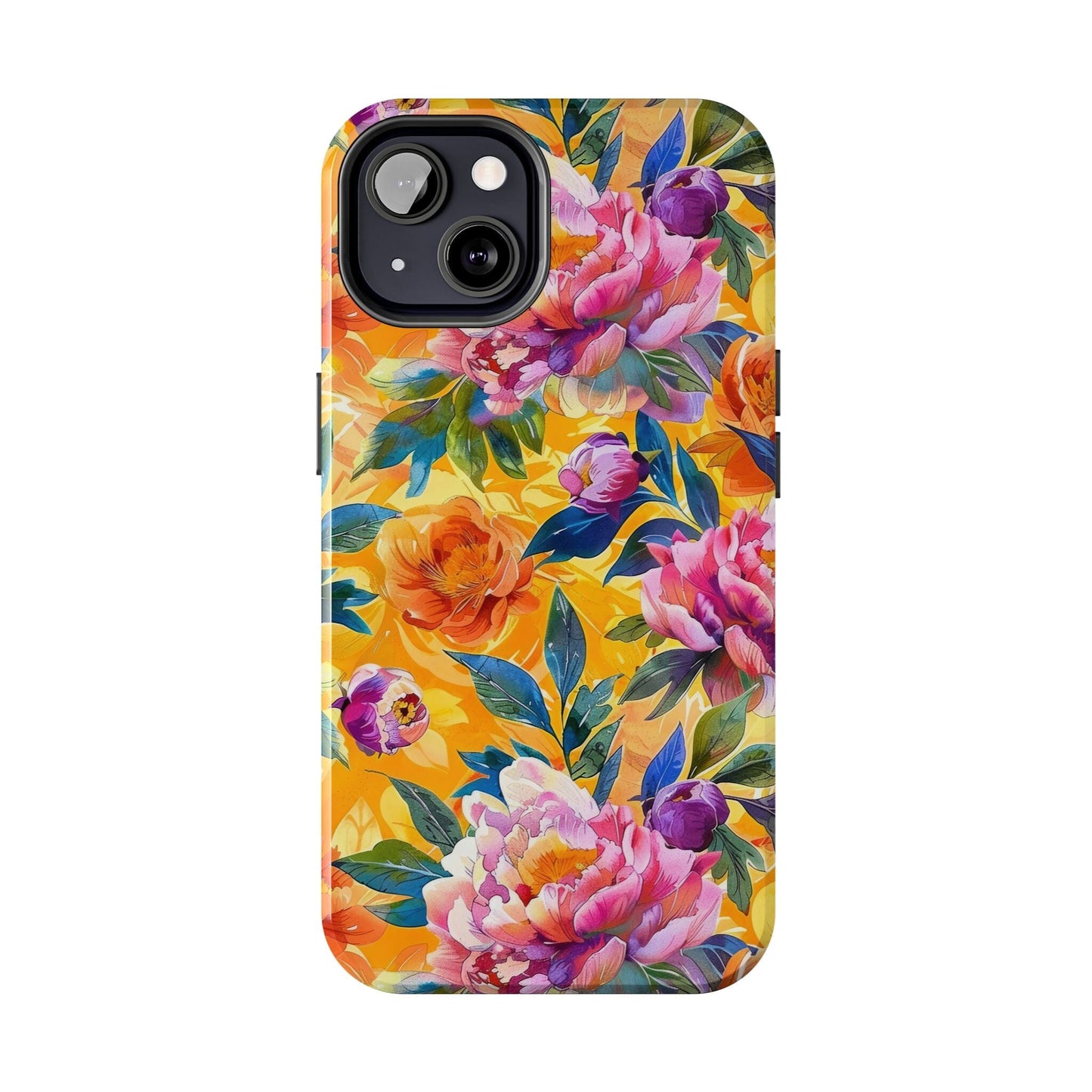 Spring Flowers Tough Phone Case - Designed to fit Most iPhone and Samsung Models Phone Case Printify iPhone 13