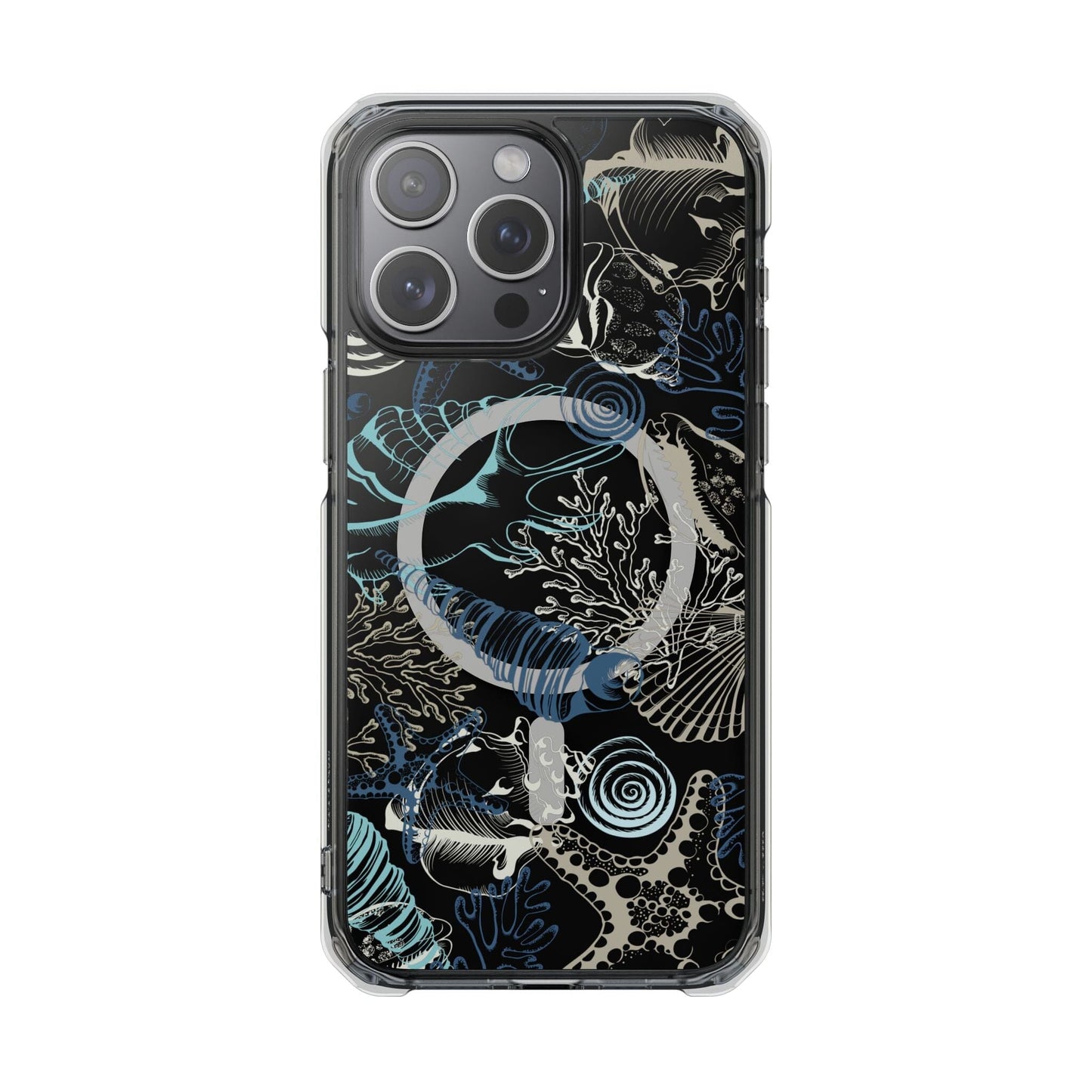 Mag Safe Clear Seashell Phone Case • Fits most iPhones Phone Case Printify iPhone 15 Pro Max