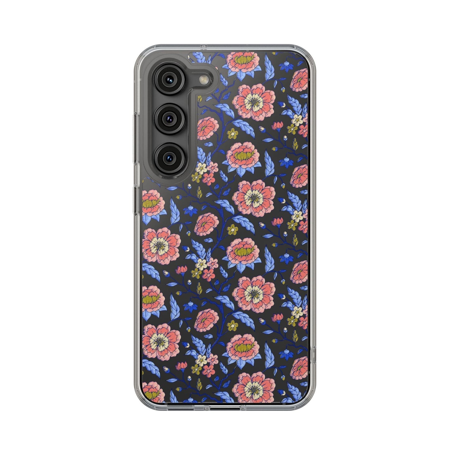 Clear Phone Case, iPhone 16 Pro Max Case, Chinoiserie Toile – Compatible with Most iPhone and Samsung Models Phone Case Printify Samsung Galaxy S23 Without gift packaging