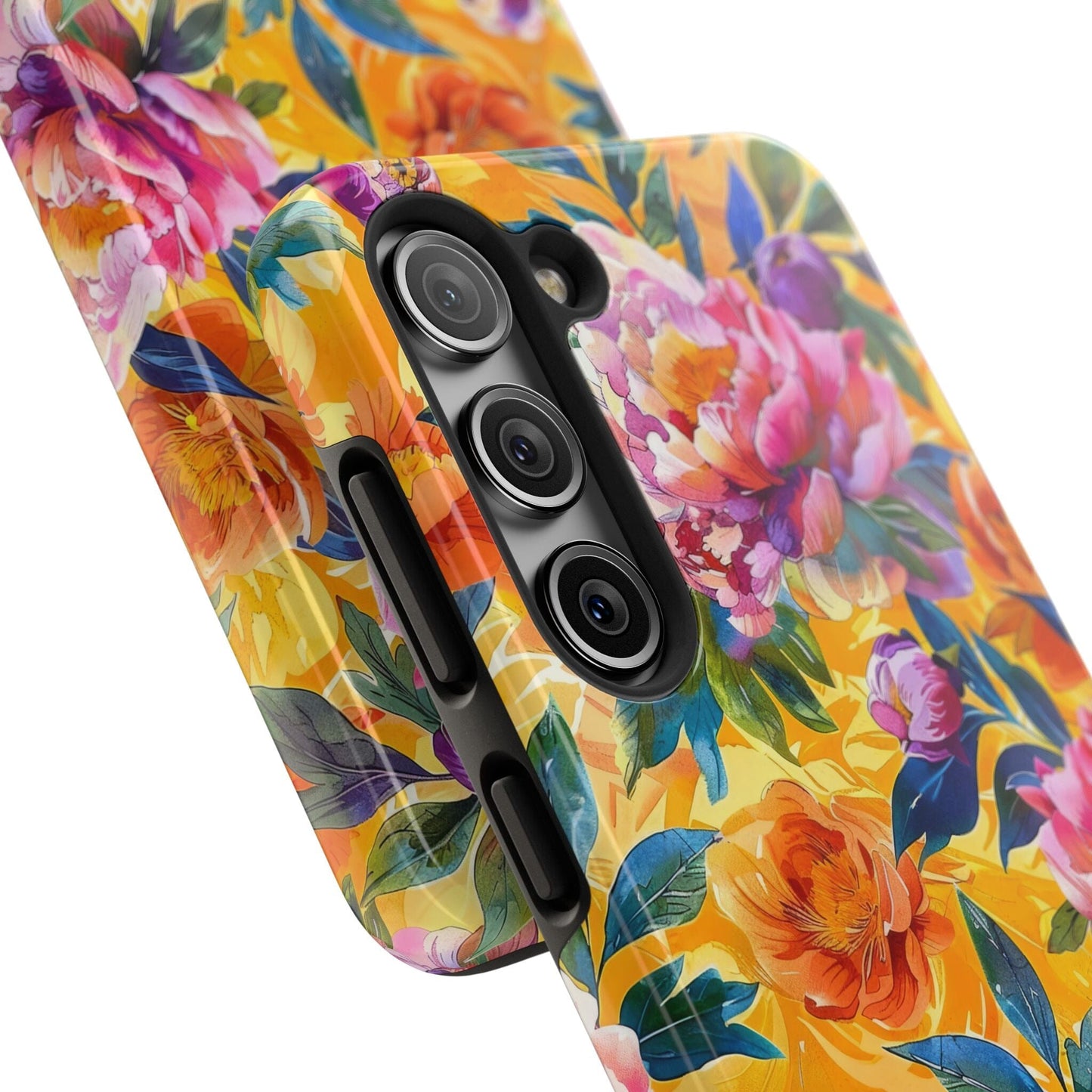 Spring Flowers Tough Phone Case - Designed to fit Most iPhone and Samsung Models Phone Case Printify Samsung Galaxy S23