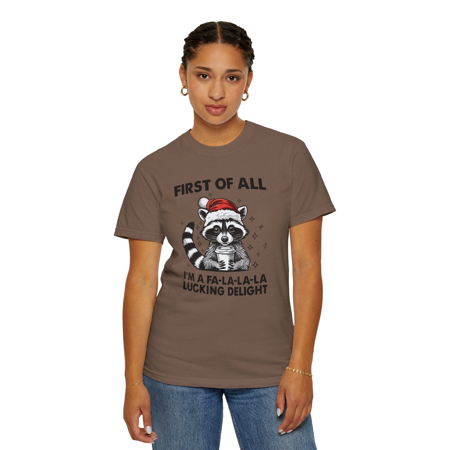 Raccoon Shirt, I'm A Delight Christmas Shirt, T-Shirt Printify
