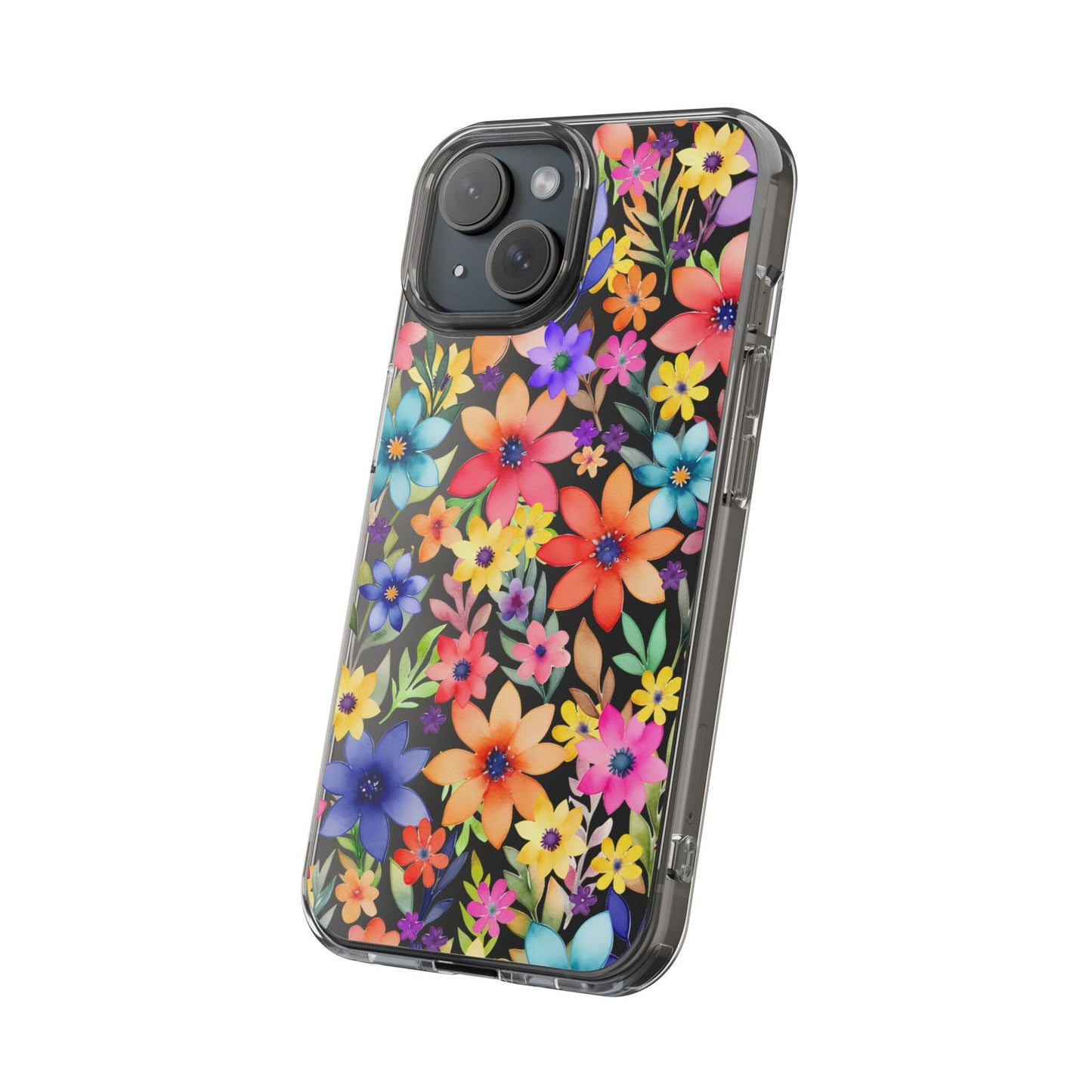 iPhone 16 Pro Case, Clear Phone Case, Flower Phone Case s24 Ultra Case, Cute Phonecase, Coquette Phone Case Phone Case Printify