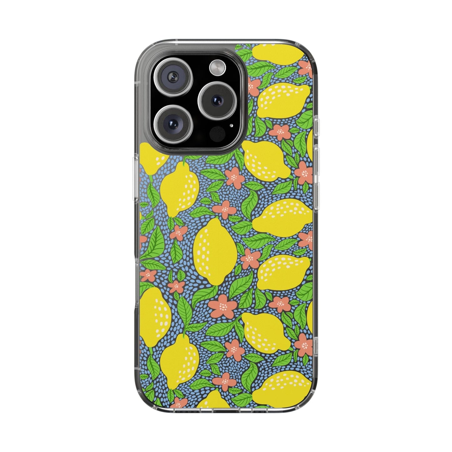 Clear iPhone 16 Pro Phone Case, Lemon Citron Coquette Phonecase • Designed to fit Most iPhone and Samsung Models Phone Case Printify iPhone 16 Pro Without gift packaging