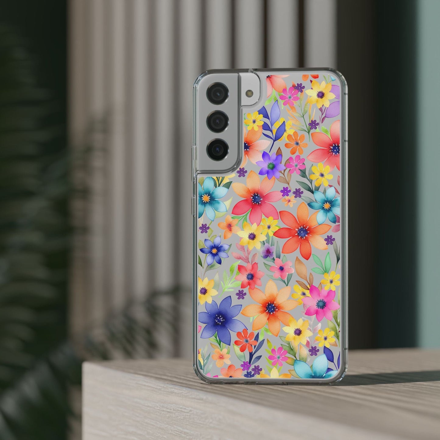 iPhone 16 Pro Case, Clear Phone Case, Flower Phone Case s24 Ultra Case, Cute Phonecase, Coquette Phone Case Phone Case Printify