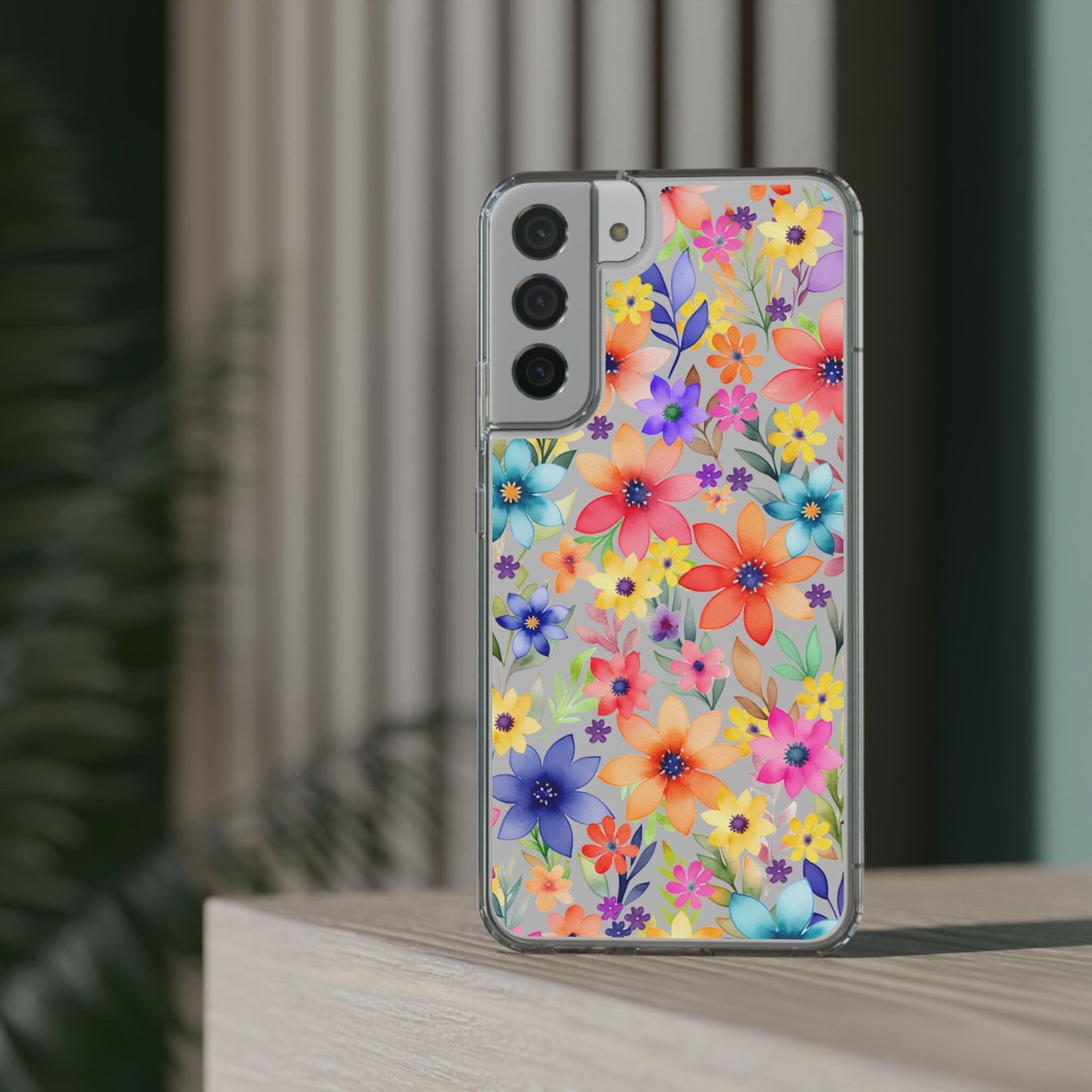 iPhone 16 Pro Case, Clear Phone Case, Flower Phone Case s24 Ultra Case, Cute Phonecase, Coquette Phone Case Phone Case Printify