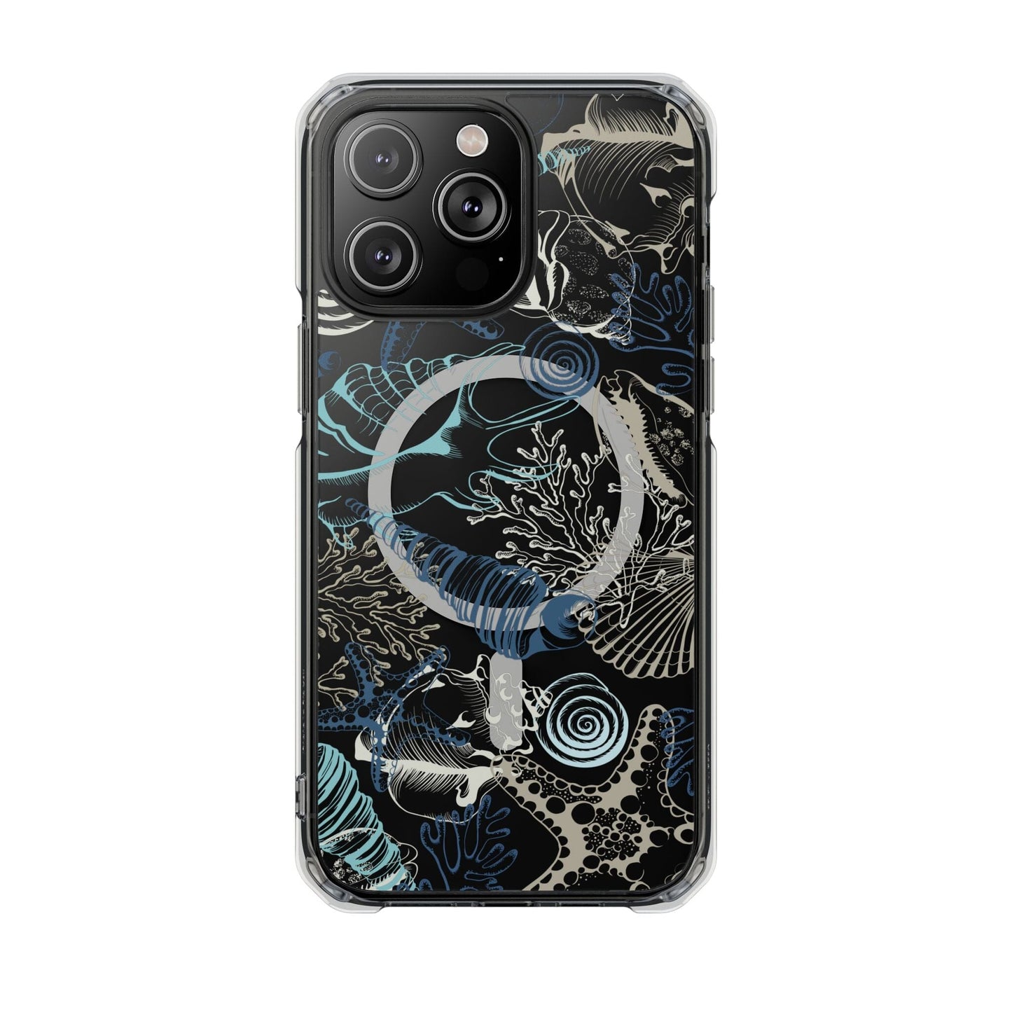 Mag Safe Clear Seashell Phone Case • Fits most iPhones Phone Case Printify iPhone 14 Pro Max