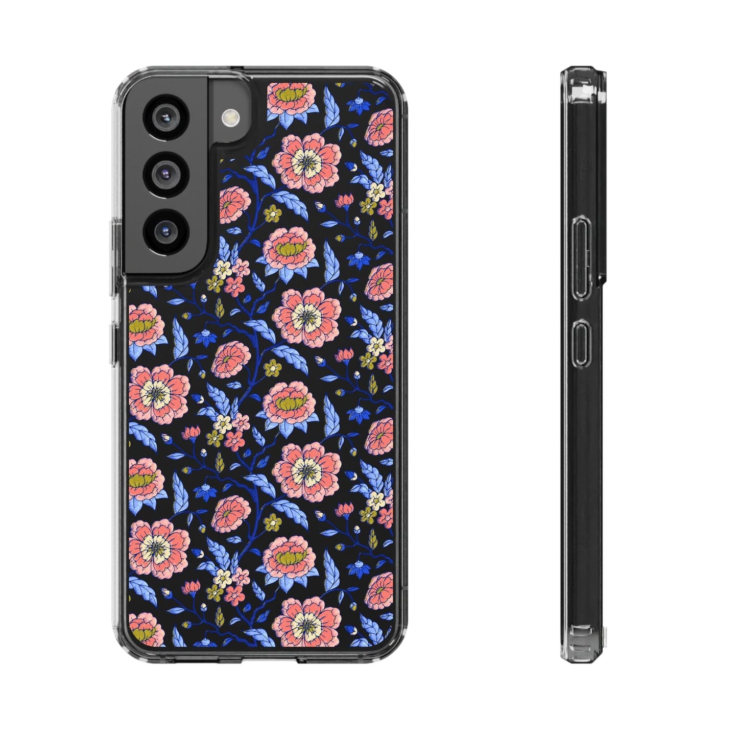 Clear Phone Case, iPhone 16 Pro Max Case, Chinoiserie Toile – Compatible with Most iPhone and Samsung Models Phone Case Printify Samsung Galaxy S22 Without gift packaging
