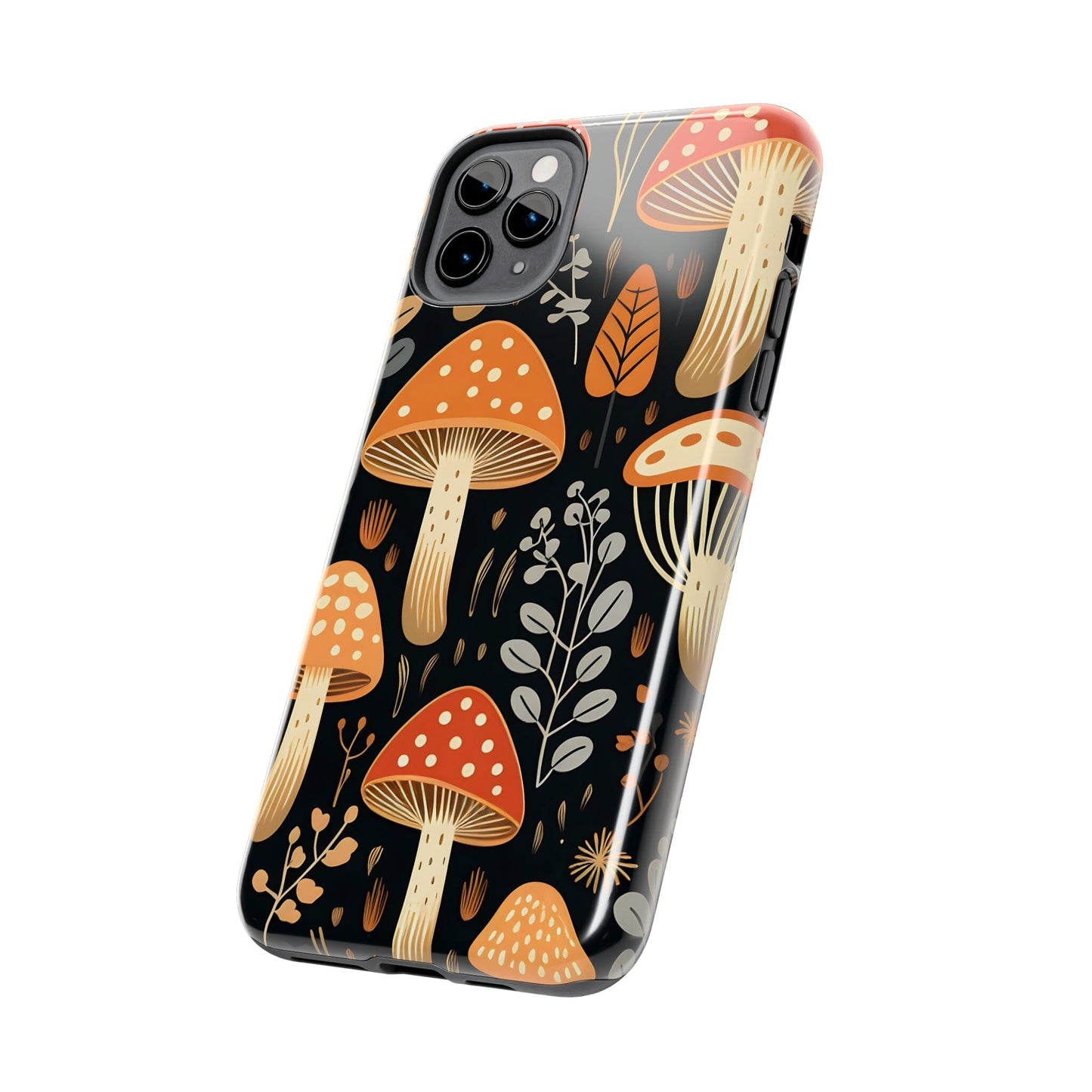 Retro Mushroom Collage Phone Case, Cottagecore Boho Aesthetic, iPhone 15 14 13 12 11 Pro Max 8 Plus X, Samsung Galaxy S23 S22 S20 Ultra Phone Case Printify