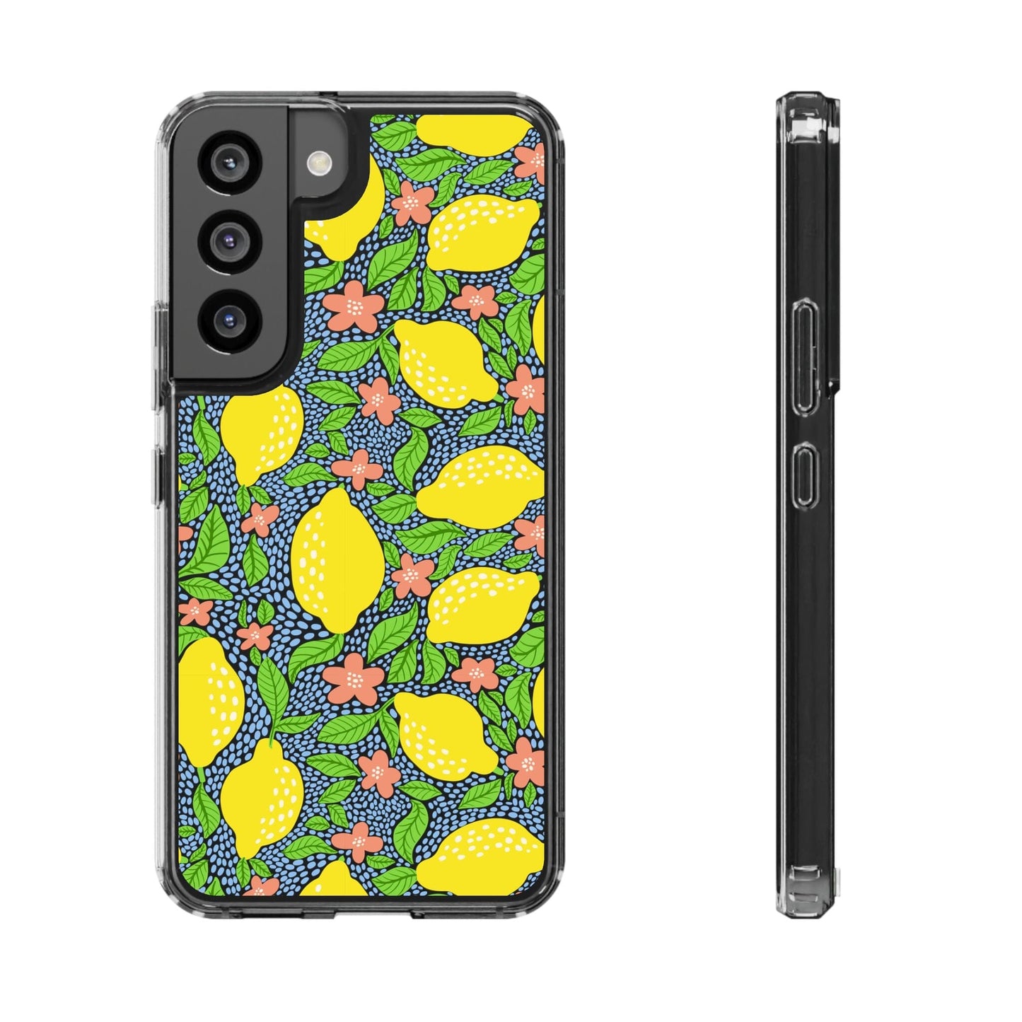 Clear iPhone 16 Pro Phone Case, Lemon Citron Coquette Phonecase • Designed to fit Most iPhone and Samsung Models Phone Case Printify Samsung Galaxy S22 Without gift packaging