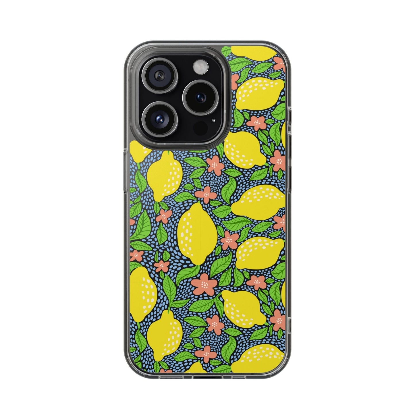 Clear iPhone 16 Pro Phone Case, Lemon Citron Coquette Phonecase • Designed to fit Most iPhone and Samsung Models Phone Case Printify iPhone 15 Pro Without gift packaging