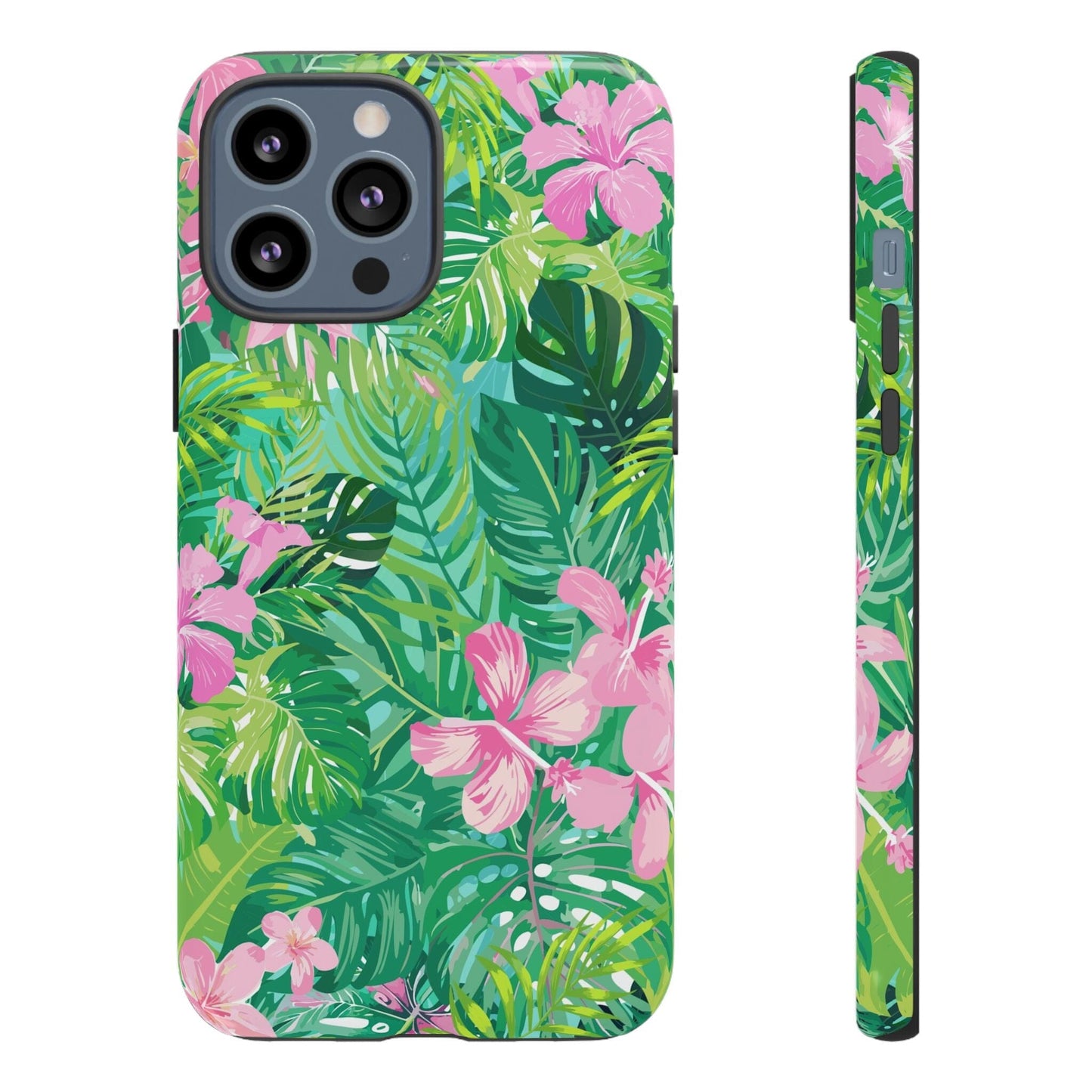 Tropical Pink Phone Case • Designed to Fit Most iPhone, Samsung and Google Models Phone Case Printify iPhone 13 Pro Max Glossy