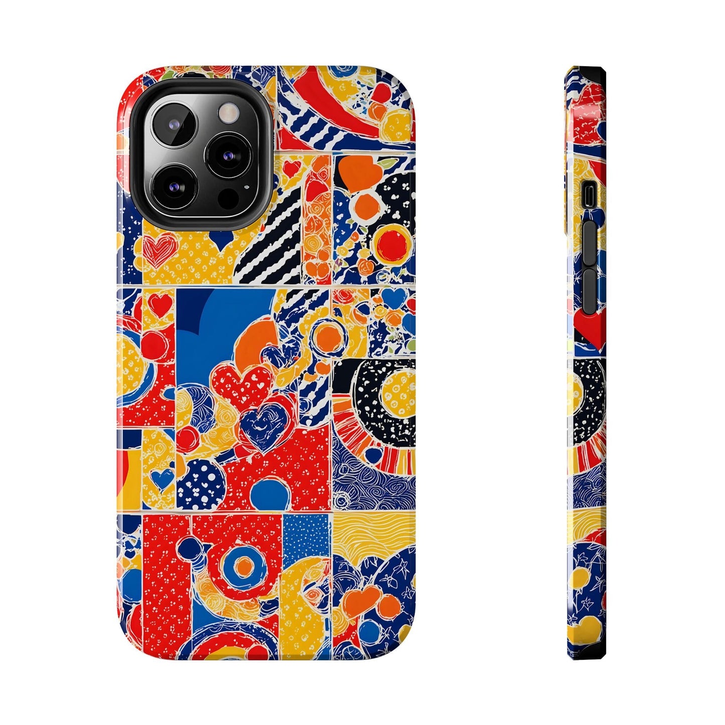 iPhone 16 Pro Case, Collage Phonecase, Mosaic Phone Case, s24 Ultra Case Phone Case Printify iPhone 12 Pro Max