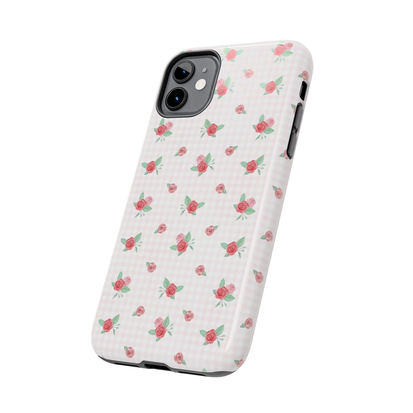 Coquette Rosebud Tough Phone Case, Vintage Grandma Core Phone Cases Compatible with most iPhone and Samsung Models Phone Case Printify