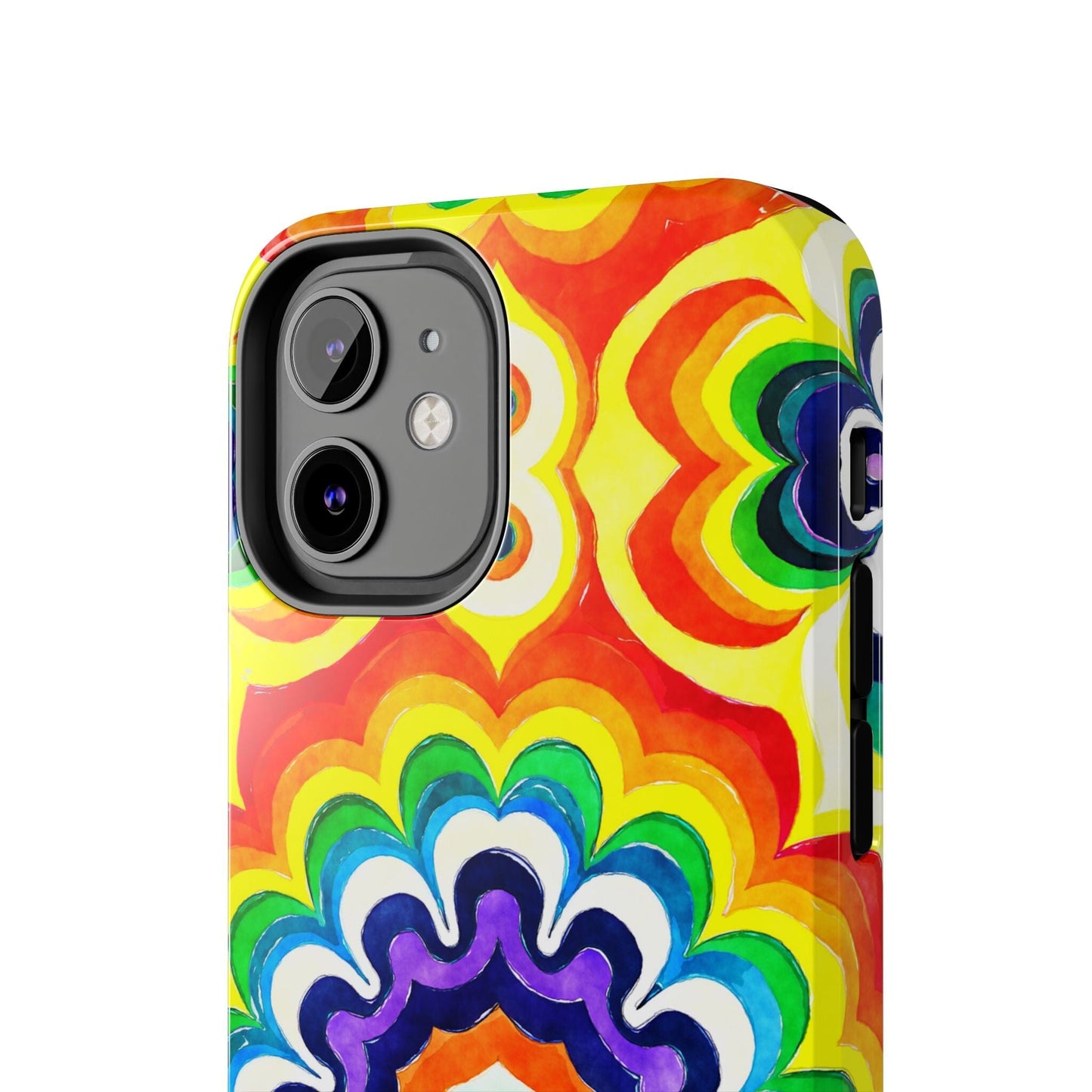Vibrant Mandala Phone Case • Designed to Fit Most iPhone and Samsung Models Phone Case Printify