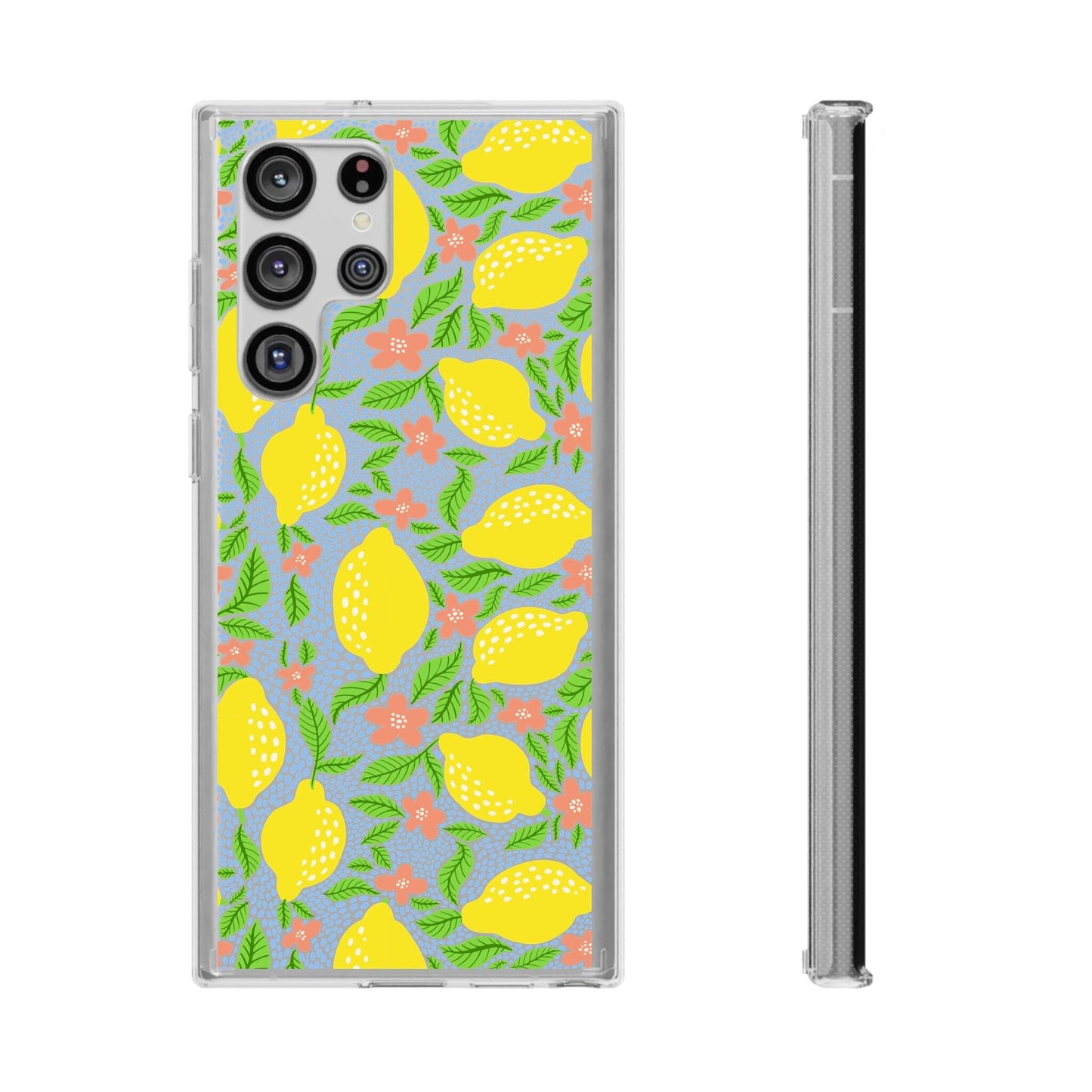 Clear iPhone 16 Pro Phone Case, Lemon Citron Coquette Phonecase • Designed to fit Most iPhone and Samsung Models Phone Case Printify Samsung Galaxy S22 Ultra Without gift packaging