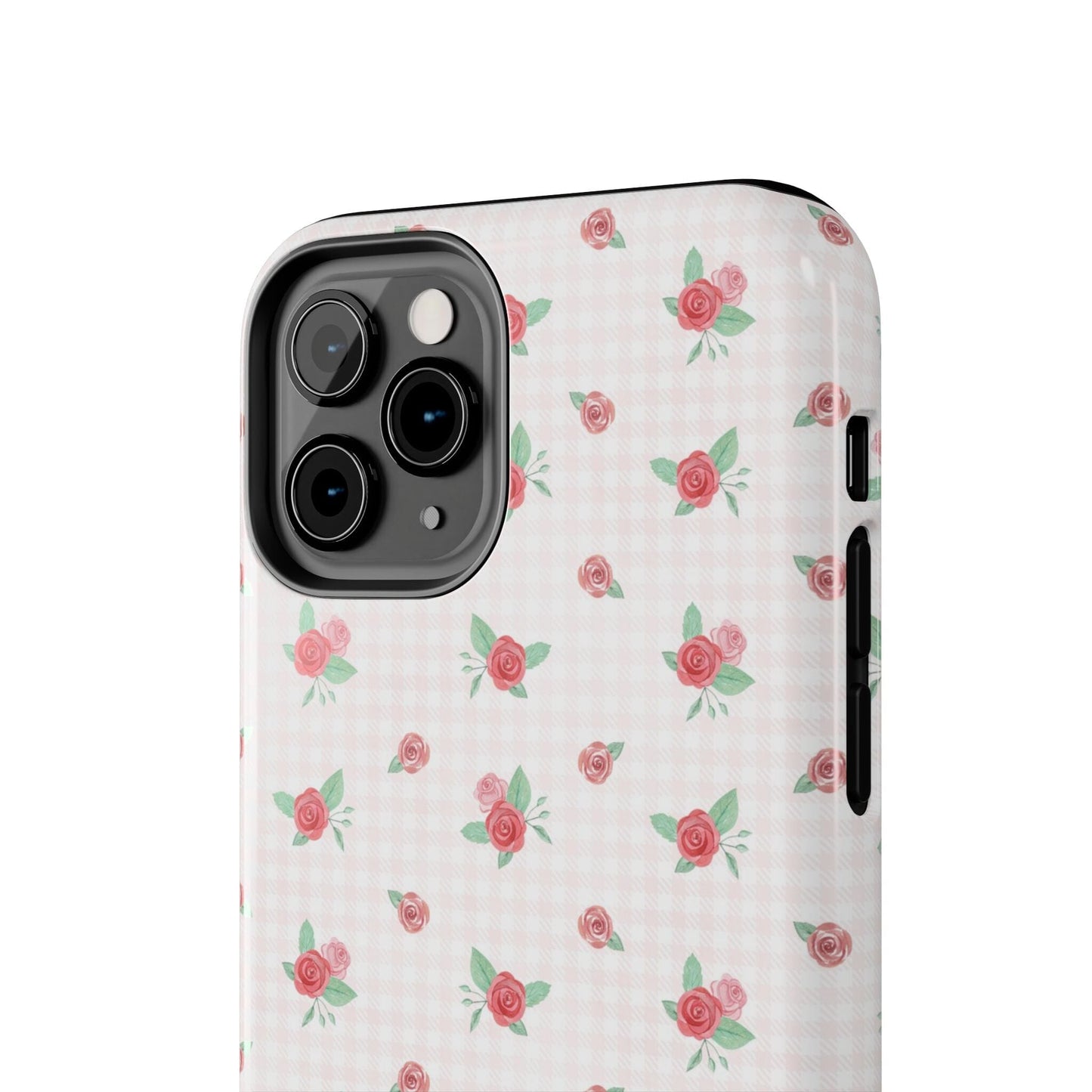 Coquette Rosebud Tough Phone Case, Vintage Grandma Core Phone Cases Compatible with most iPhone and Samsung Models Phone Case Printify