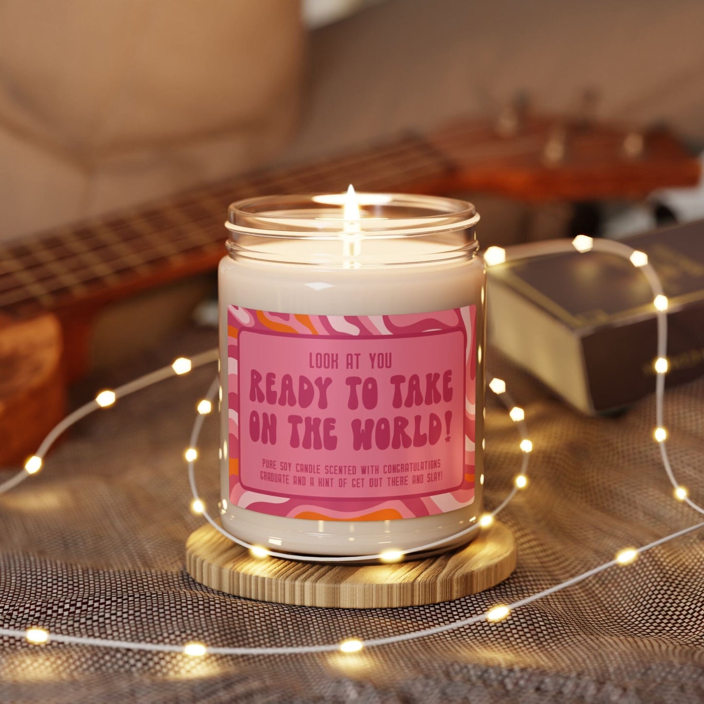 You Did It Roommate Congratulations Candle ~ New Job Gift, Graduation Gift for Daughter Home Decor Printify