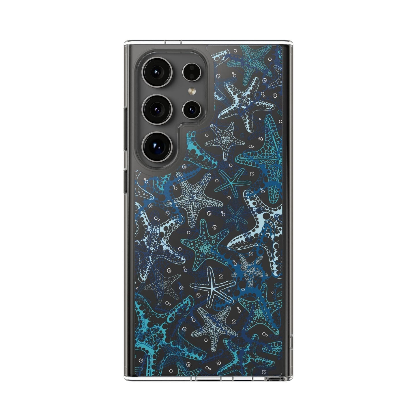 Starfish Clear Phone Cases, Summer Ocean Inspired Phone Cases Compatible with most iPhone and Samsung Models Phone Case Printify Samsung Galaxy S24 Ultra