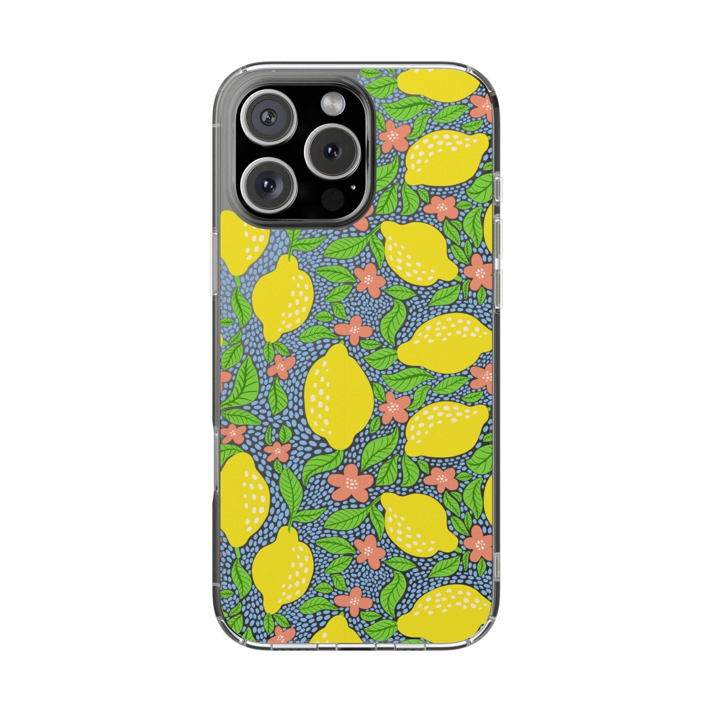 Clear iPhone 16 Pro Phone Case, Lemon Citron Coquette Phonecase • Designed to fit Most iPhone and Samsung Models Phone Case Printify iPhone 16 Pro Max Without gift packaging
