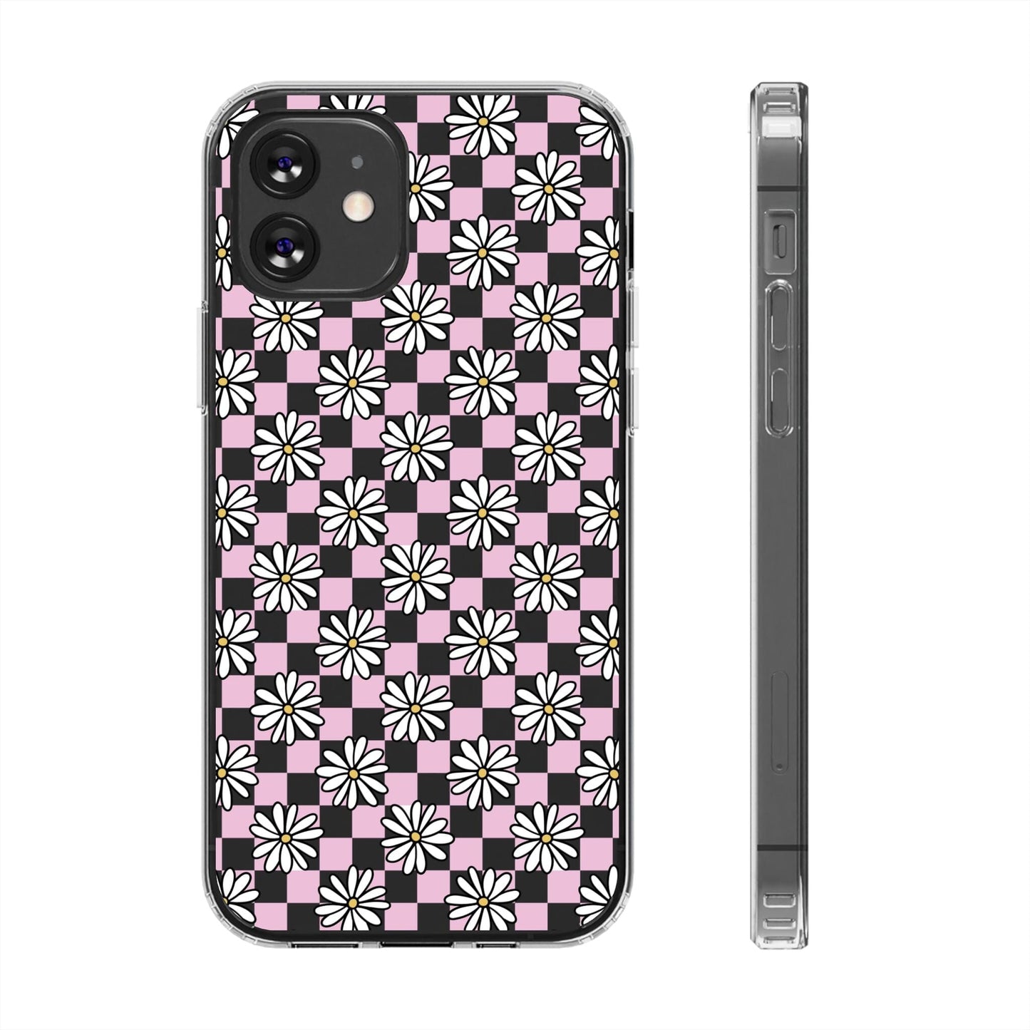 Floral Pattern Phone Case - Stylish Clear Cases for All Occasions Phone Case Printify iPhone 12 Without gift packaging