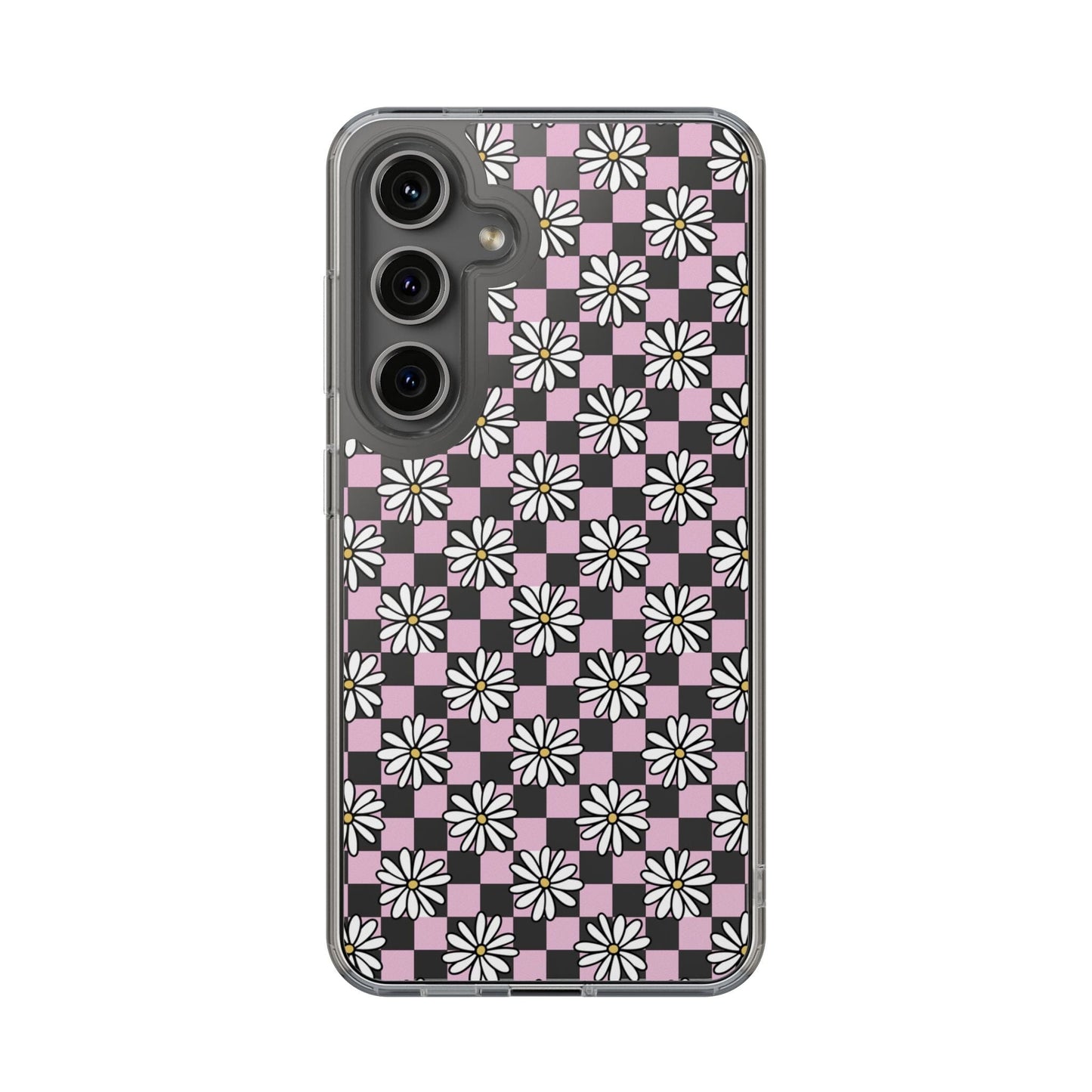 Floral Pattern Phone Case - Stylish Clear Cases for All Occasions Phone Case Printify Samsung Galaxy S24 Without gift packaging