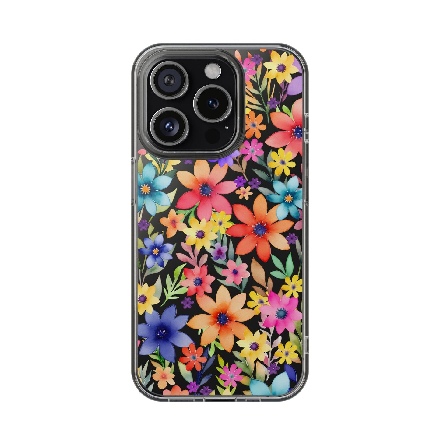 iPhone 16 Pro Case, Clear Phone Case, Flower Phone Case s24 Ultra Case, Cute Phonecase, Coquette Phone Case Phone Case Printify iPhone 15 Pro Without gift packaging
