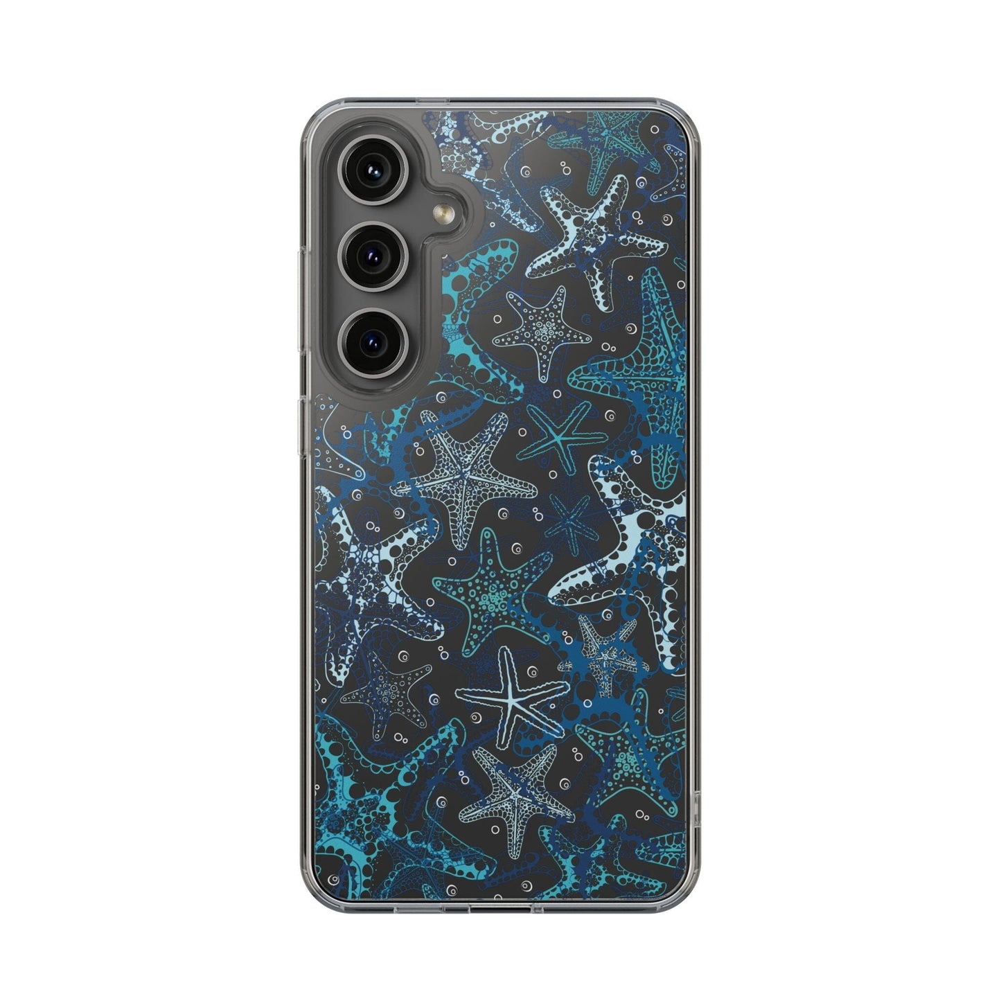Starfish Clear Phone Cases, Summer Ocean Inspired Phone Cases Compatible with most iPhone and Samsung Models Phone Case Printify Samsung Galaxy S24 Plus
