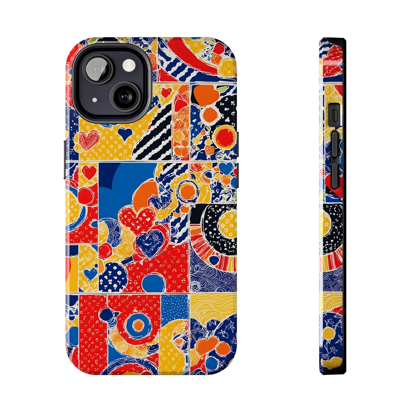 iPhone 16 Pro Case, Collage Phonecase, Mosaic Phone Case, s24 Ultra Case Phone Case Printify iPhone 13