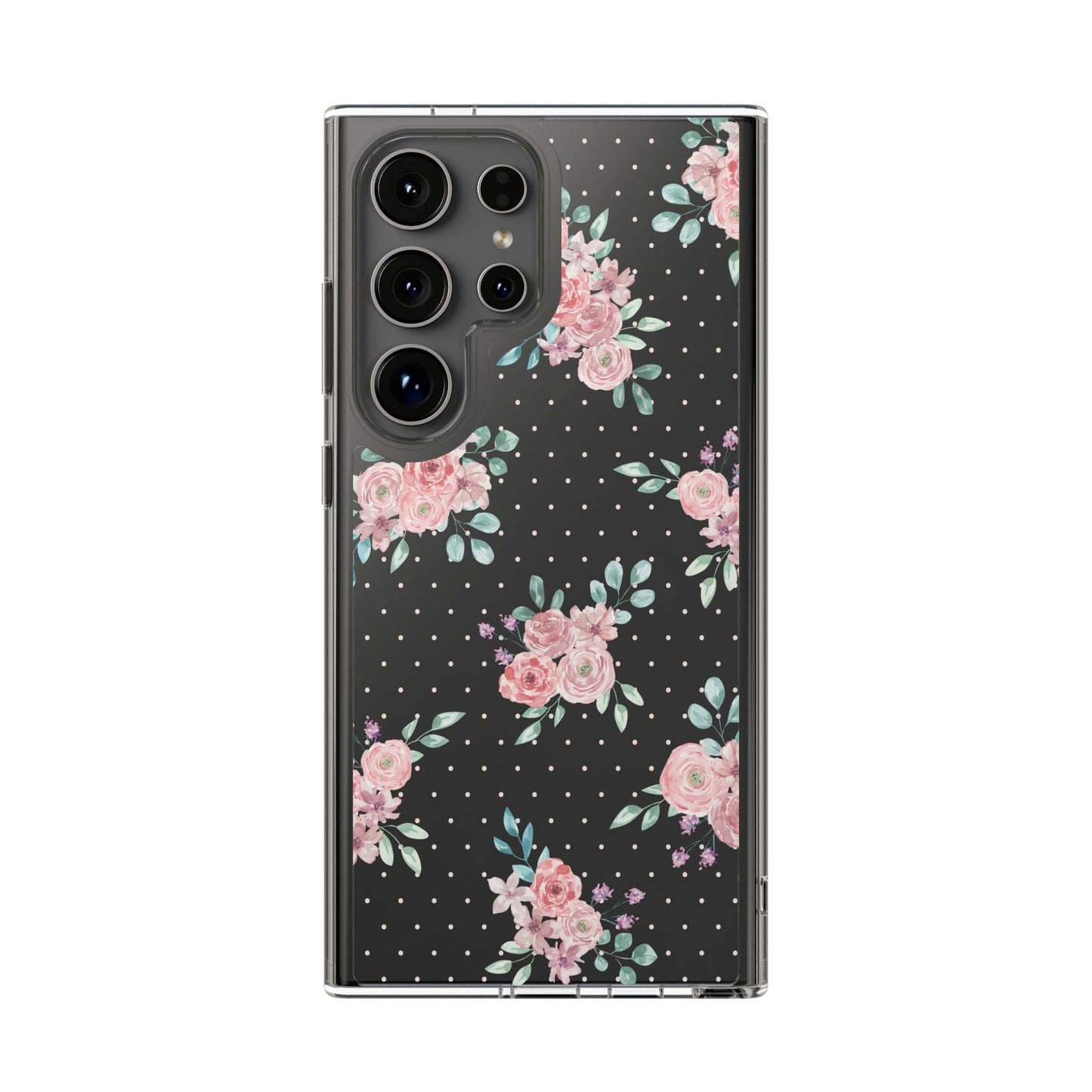 Grandma Core Aesthetic Clear Floral Phone Case • Designed to fit most iPhone and Samsung Phones Phone Case Printify Samsung Galaxy S24 Ultra Without gift packaging