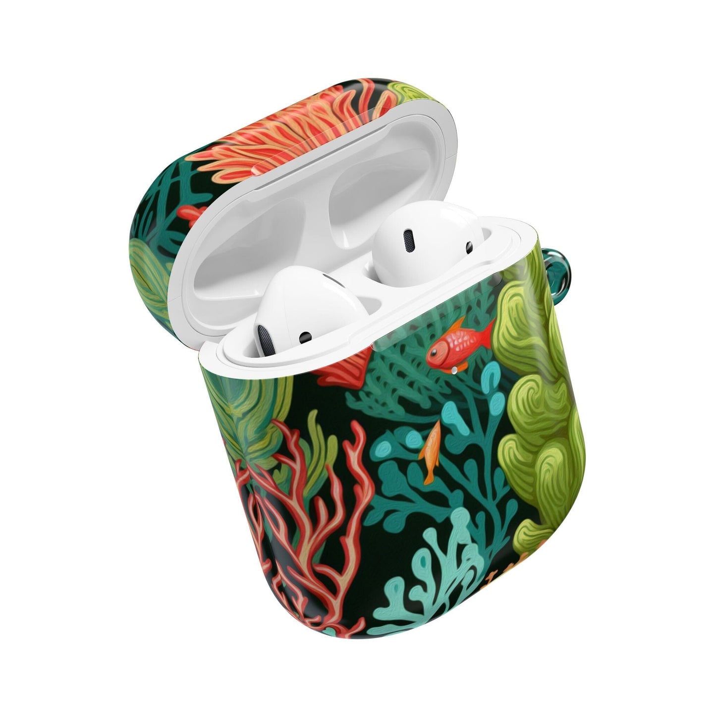 Coral Reef AirPods Case, Ocean Inspired Ear Bud Cover • Cute Phone Accessories Accessories Printify