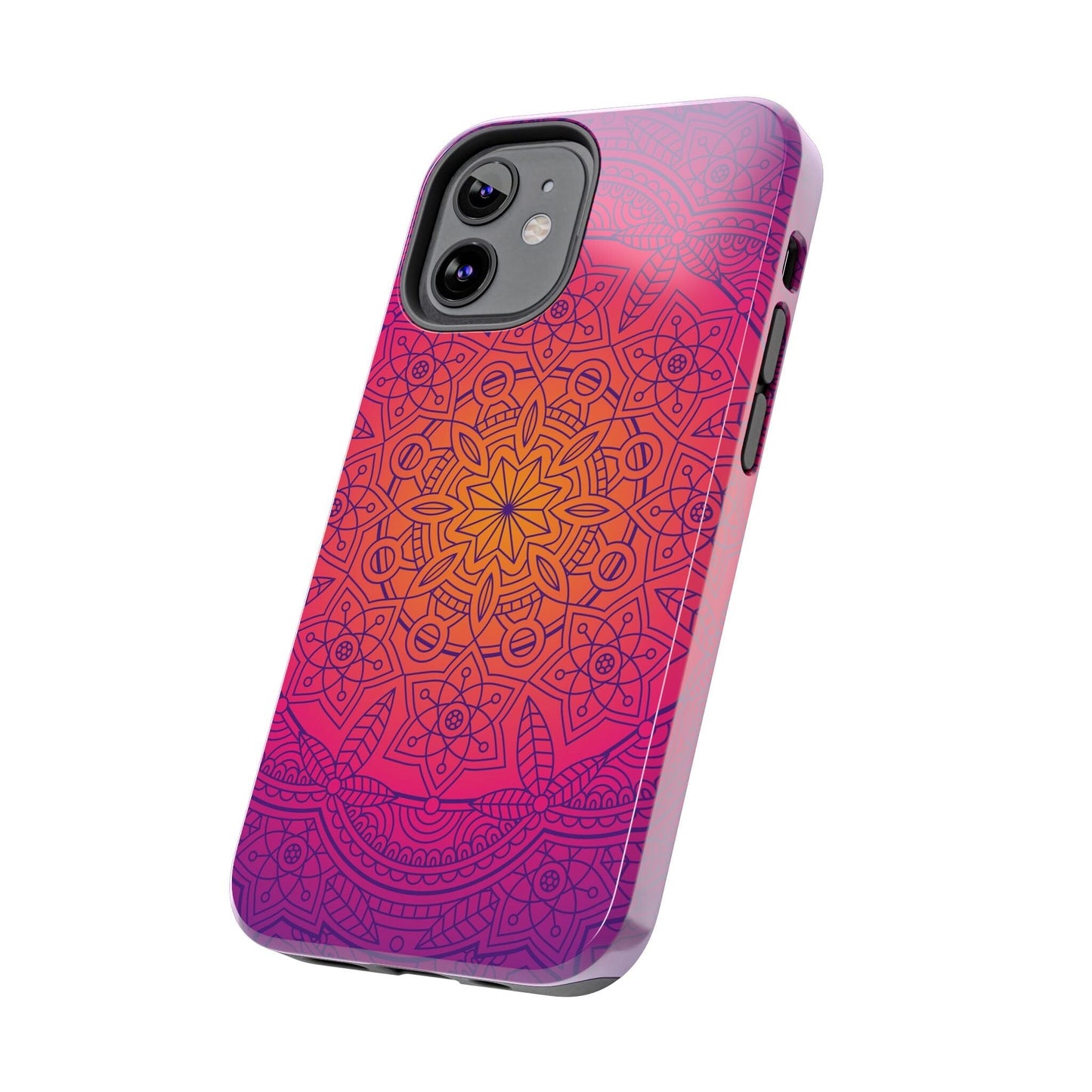 Pink Mandala iPhone Case • Designed to Fit Most iPhone and Samsung Models Phone Case Printify