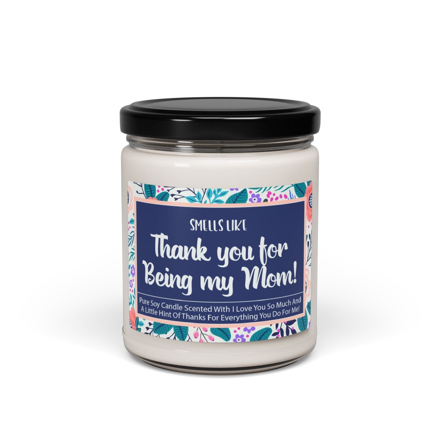 Smells Like Thank You ~ Mothers Day Candle for Mom, Unique Funny Greeting Card Love Notes Home Decor Printify