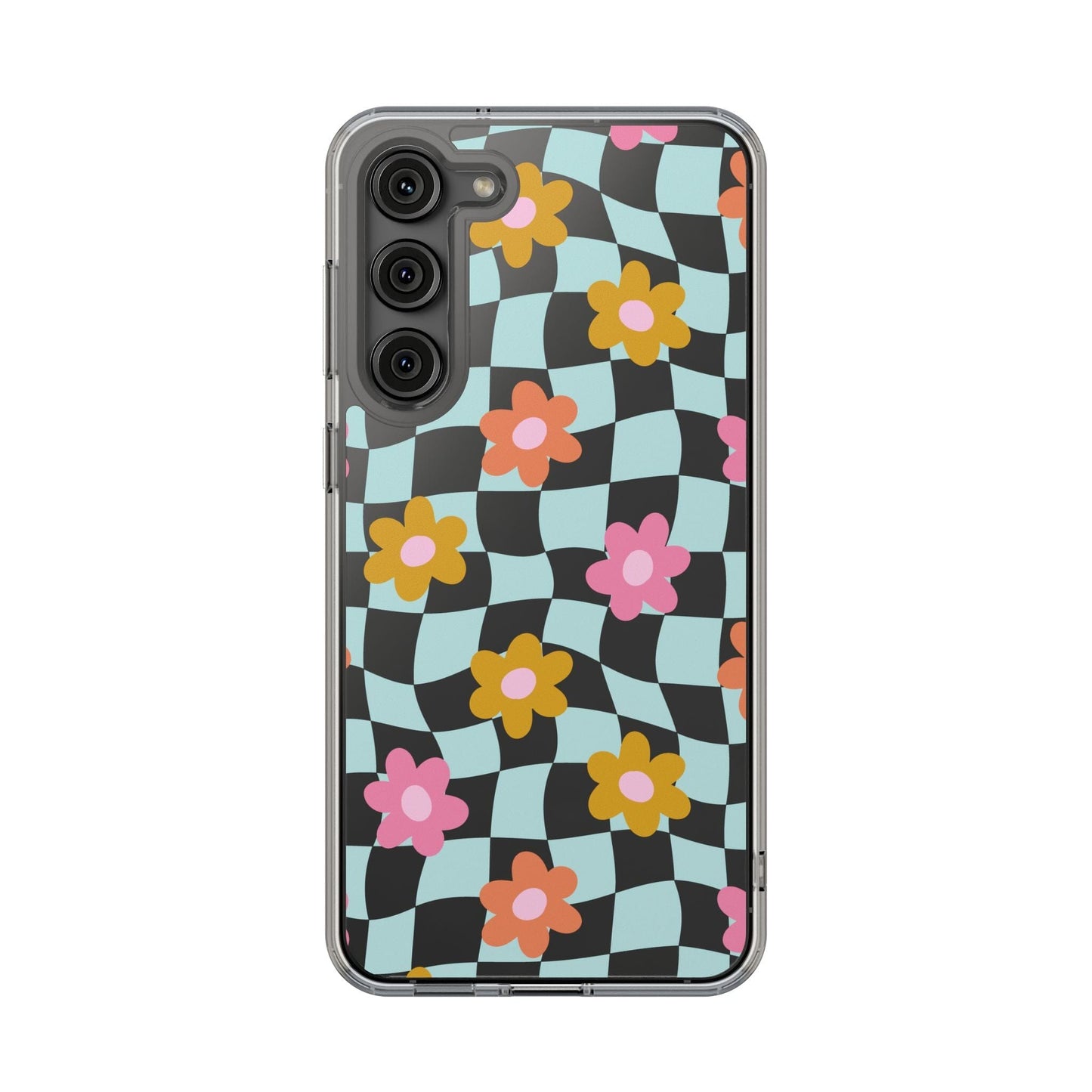 Cute Coconut Girl iPhone Cases • Colorful Floral Clear Phone Case Designed to fit Most iPhone and Samsung Models Phone Case Printify Samsung Galaxy S23 Plus Without gift packaging