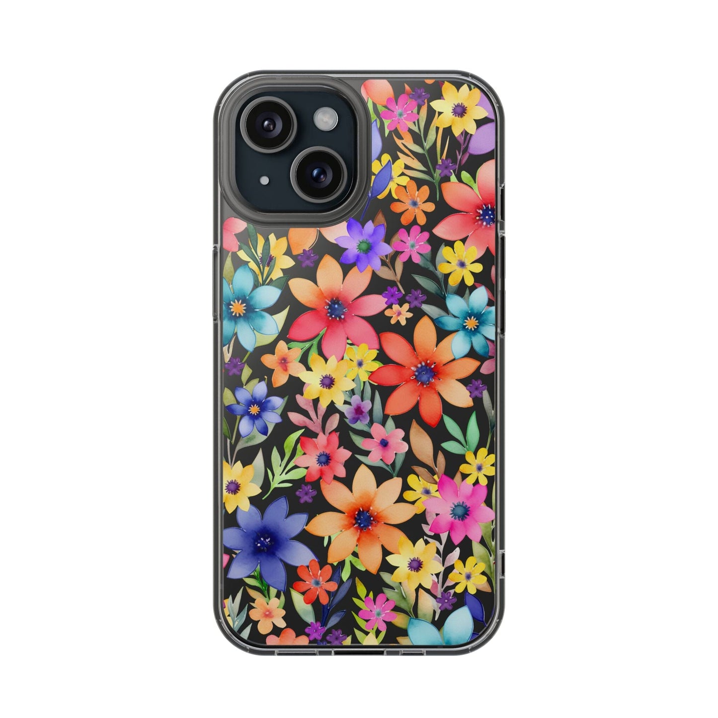 iPhone 16 Pro Case, Clear Phone Case, Flower Phone Case s24 Ultra Case, Cute Phonecase, Coquette Phone Case Phone Case Printify iPhone 15 Without gift packaging