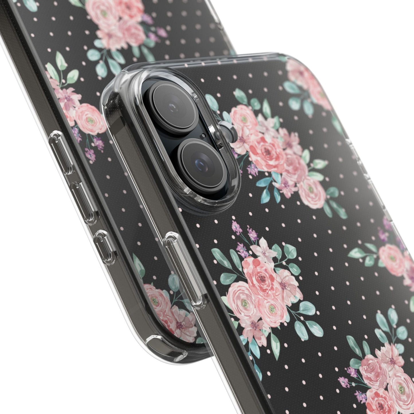 Grandma Core Aesthetic Clear Floral Phone Case • Designed to fit most iPhone and Samsung Phones Phone Case Printify