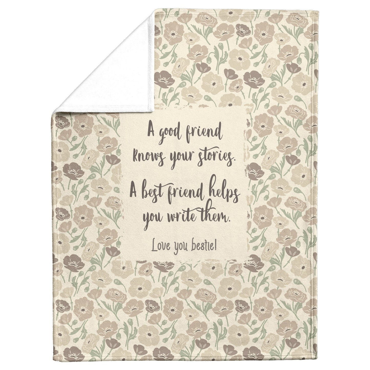 Best Friend Gifts - Sherpa Fleece Blanket Blankets teelaunch "50 x 60" Fleece