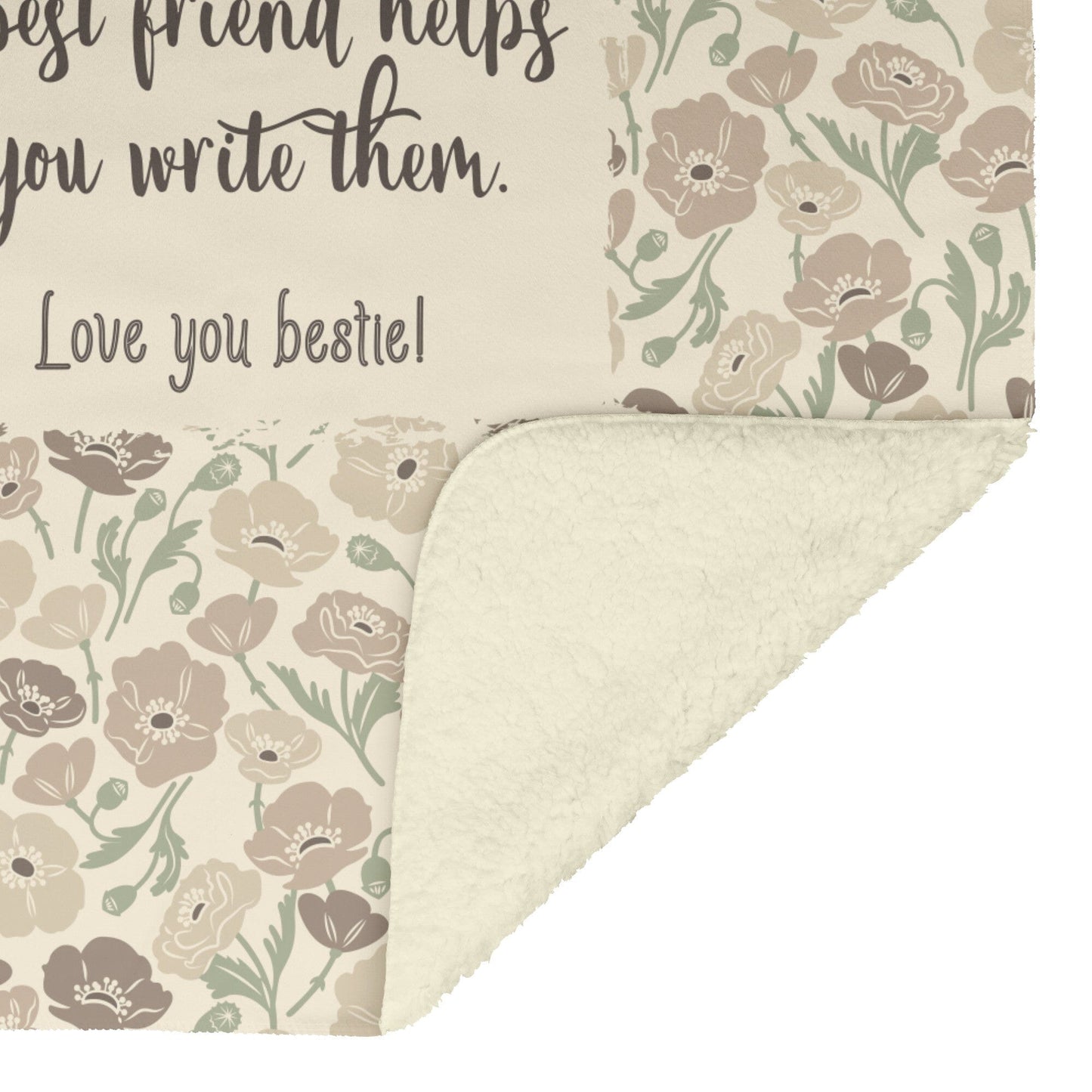 Best Friend Gifts - Sherpa Fleece Blanket Blankets teelaunch "50 x 60" Sherpa Fleece