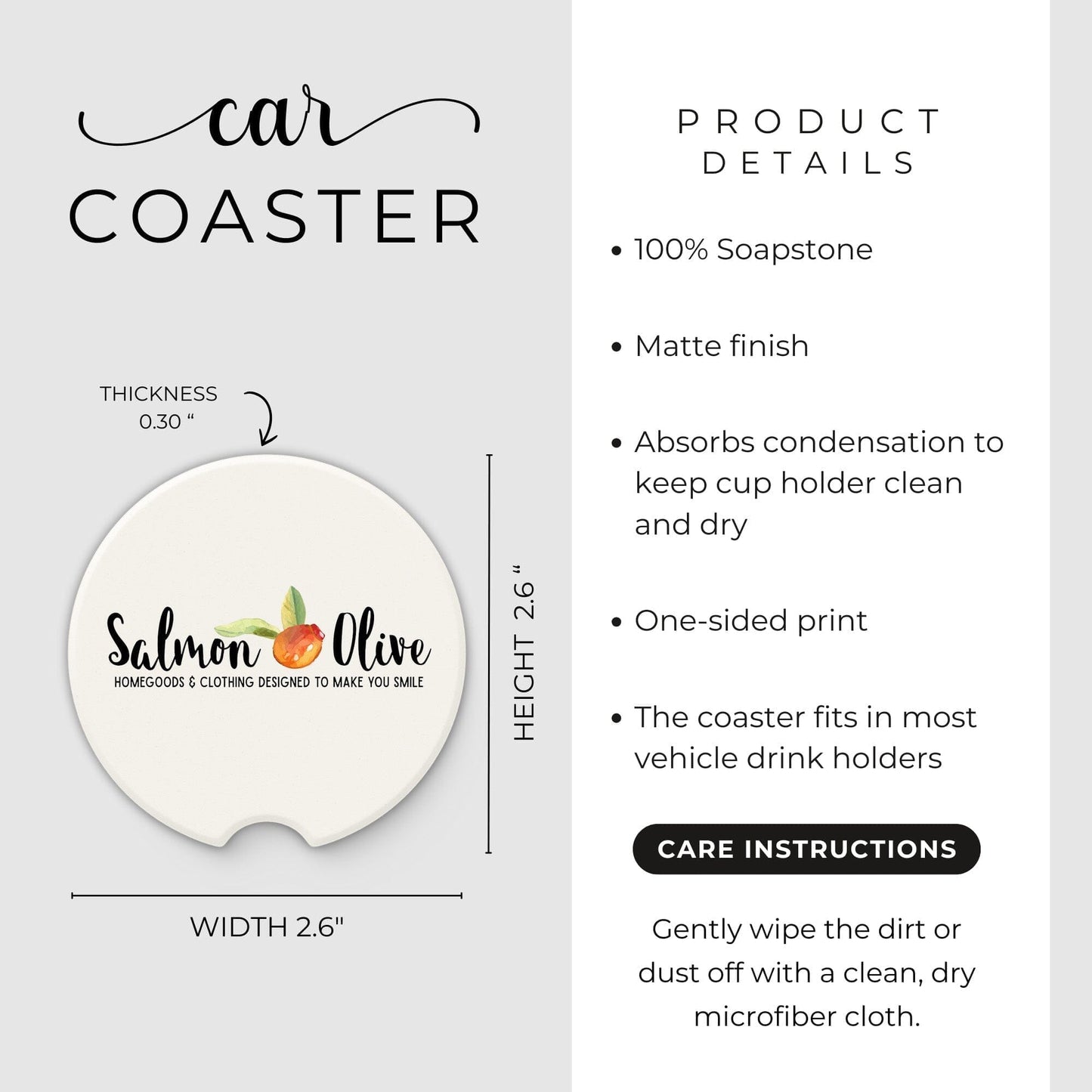 Seashell Car Coasters, Summer Car Decor • Cute Car Accessories, Ocean Inspired Style Home Decor Printify