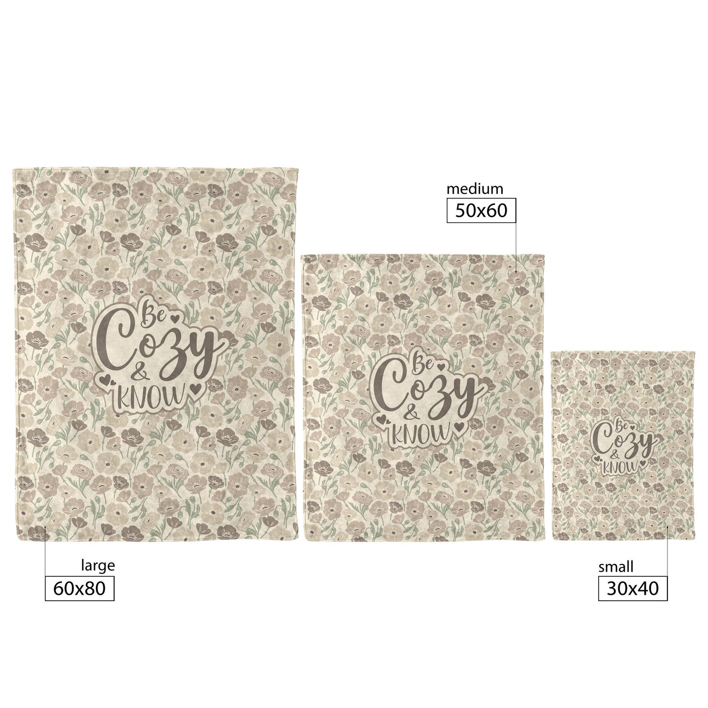 Christian Gifts ~ Be Still And Know, Cozy Season Fleece Blankets Blankets teelaunch